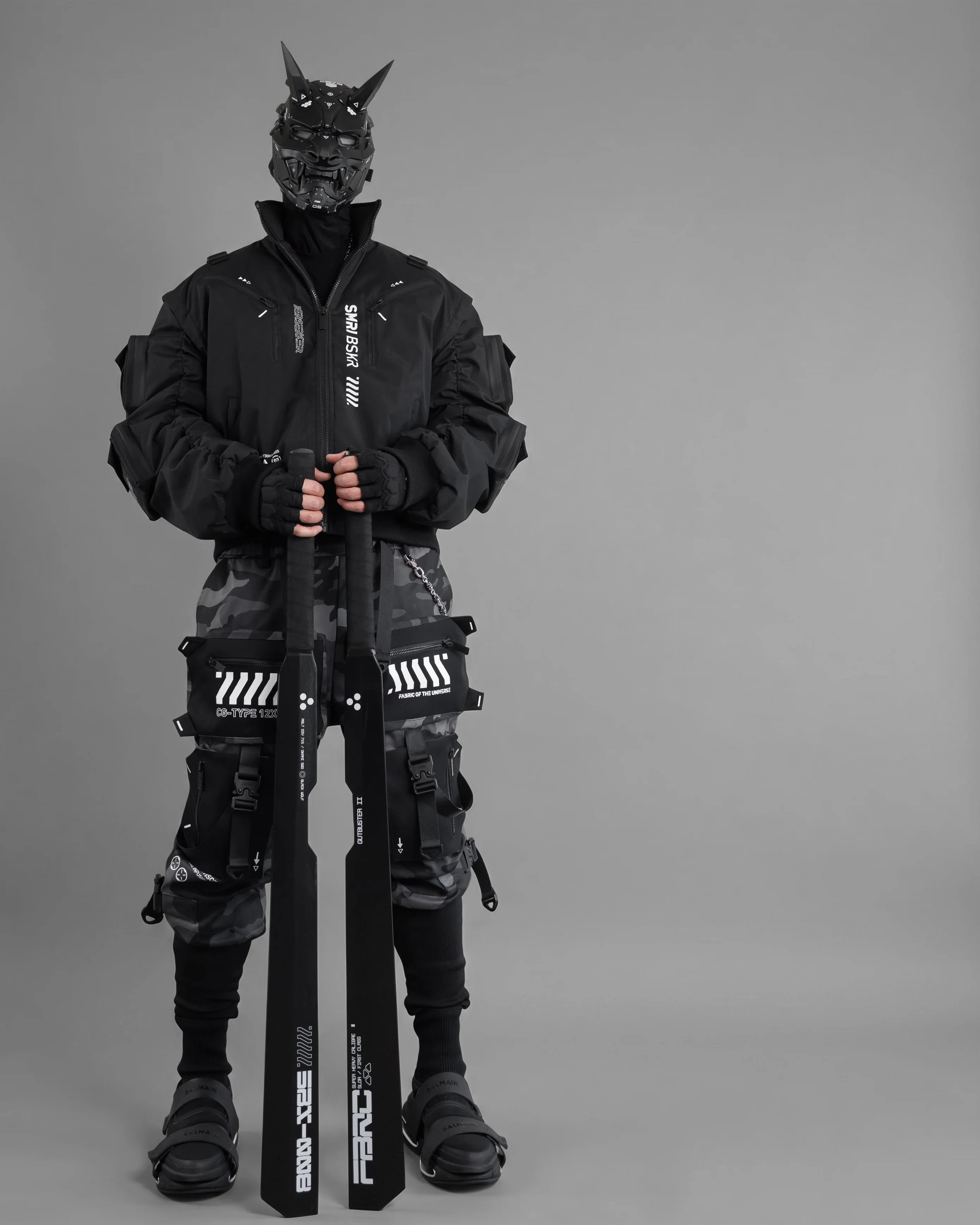 ONI v2 Black Full Cyber Mask - Image 17