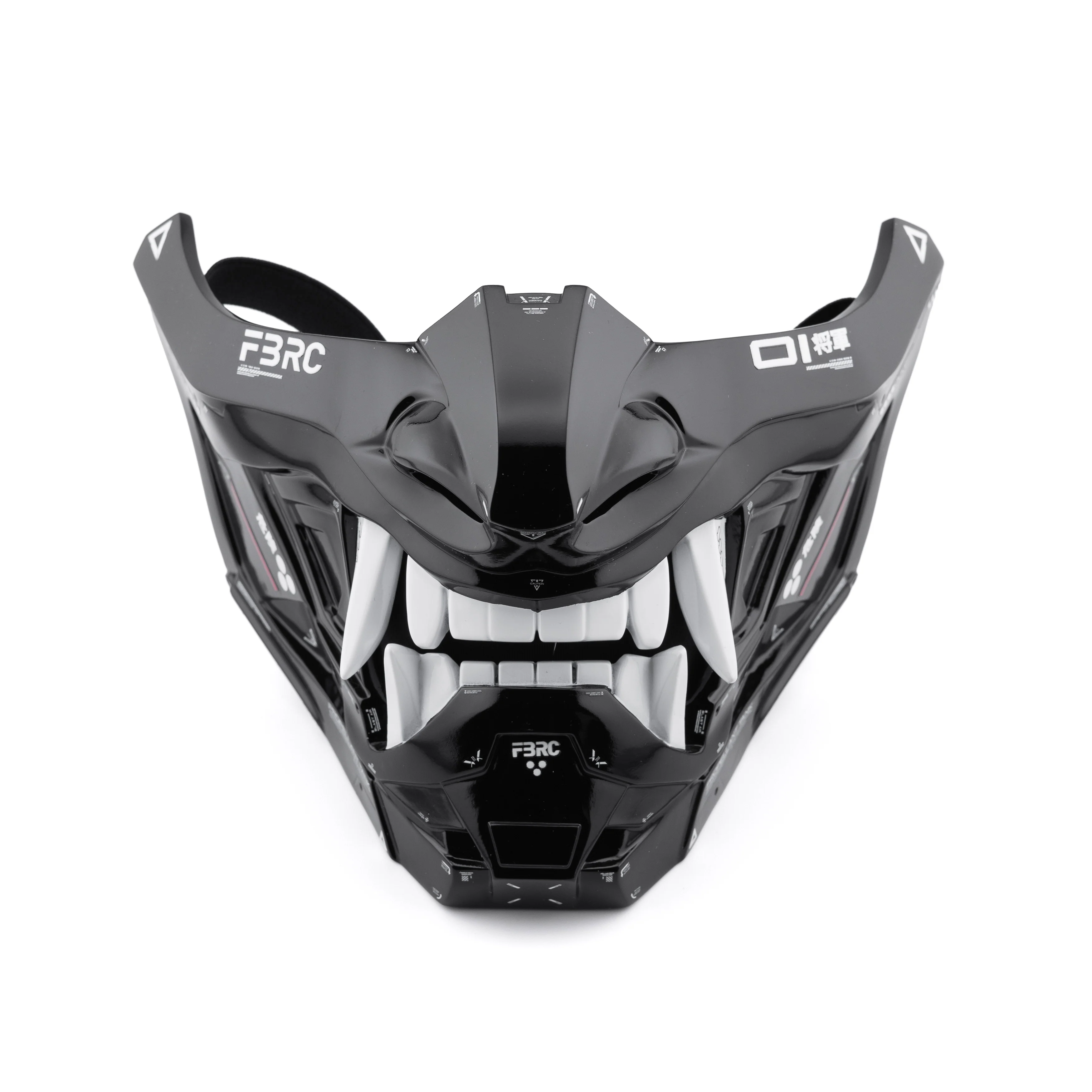 ONI v2 Black Gloss Half Cyber Mask - Image 2