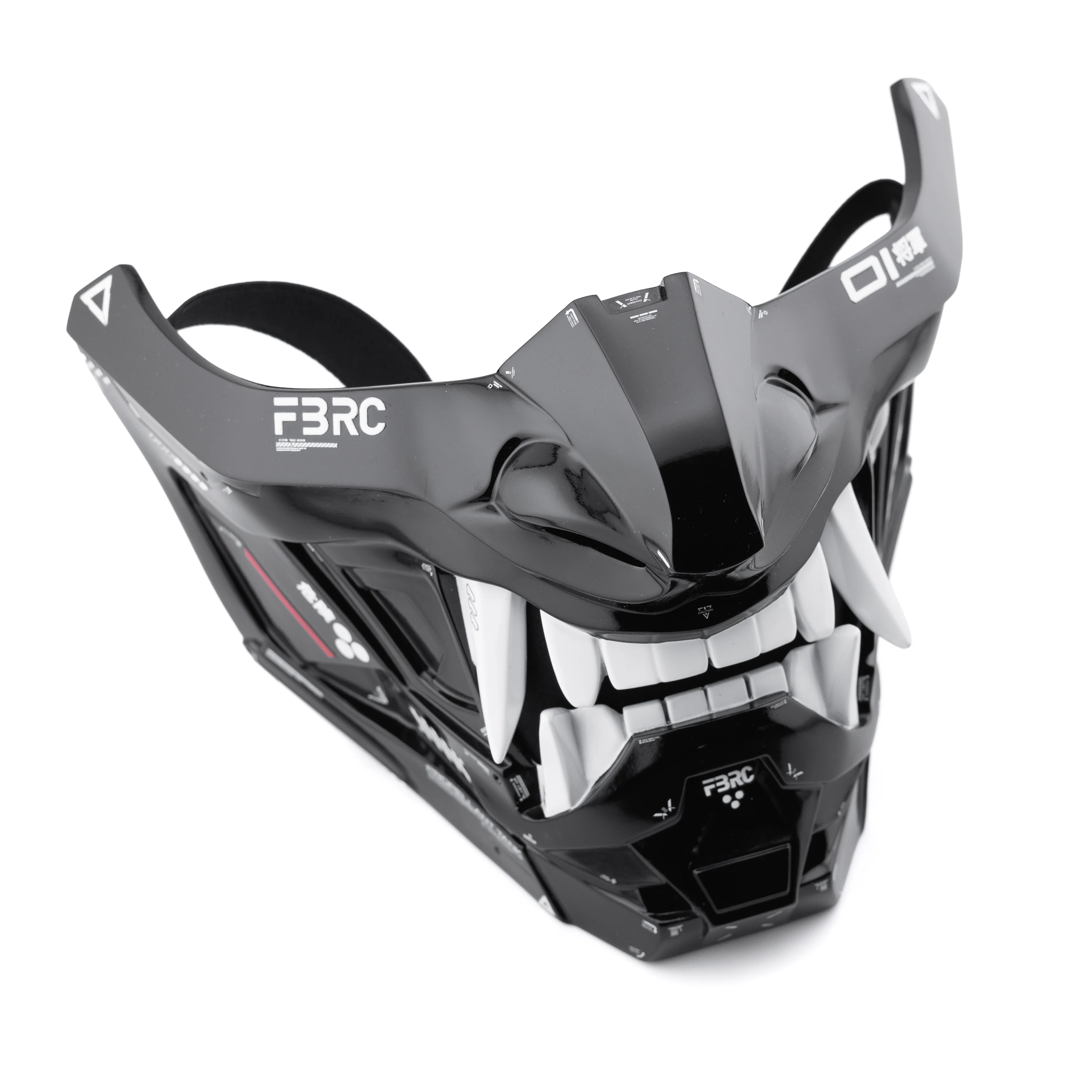 ONI v2 Black Gloss Half Cyber Mask - Image 4