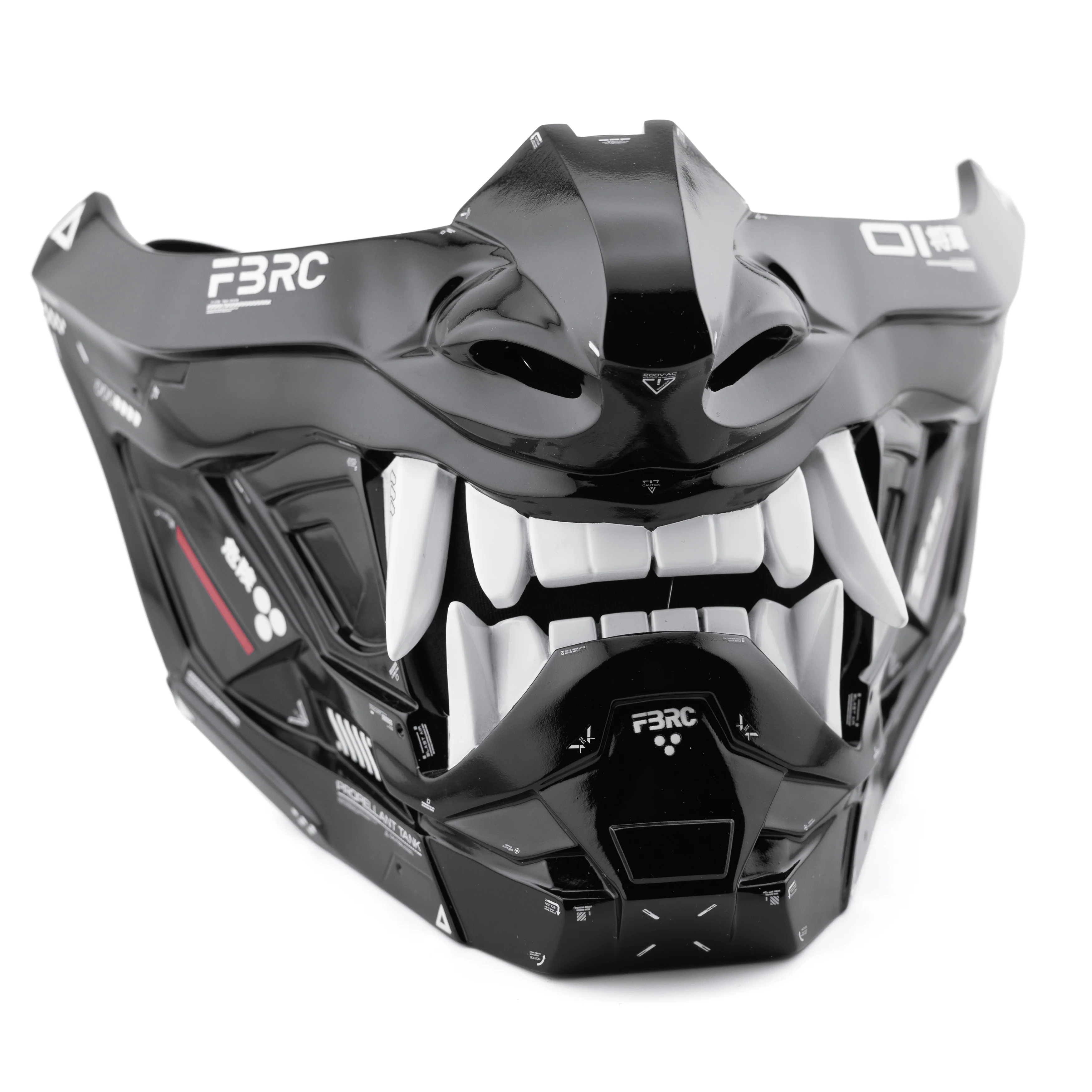 ONI v2 Black Gloss Half Cyber Mask - Image 5