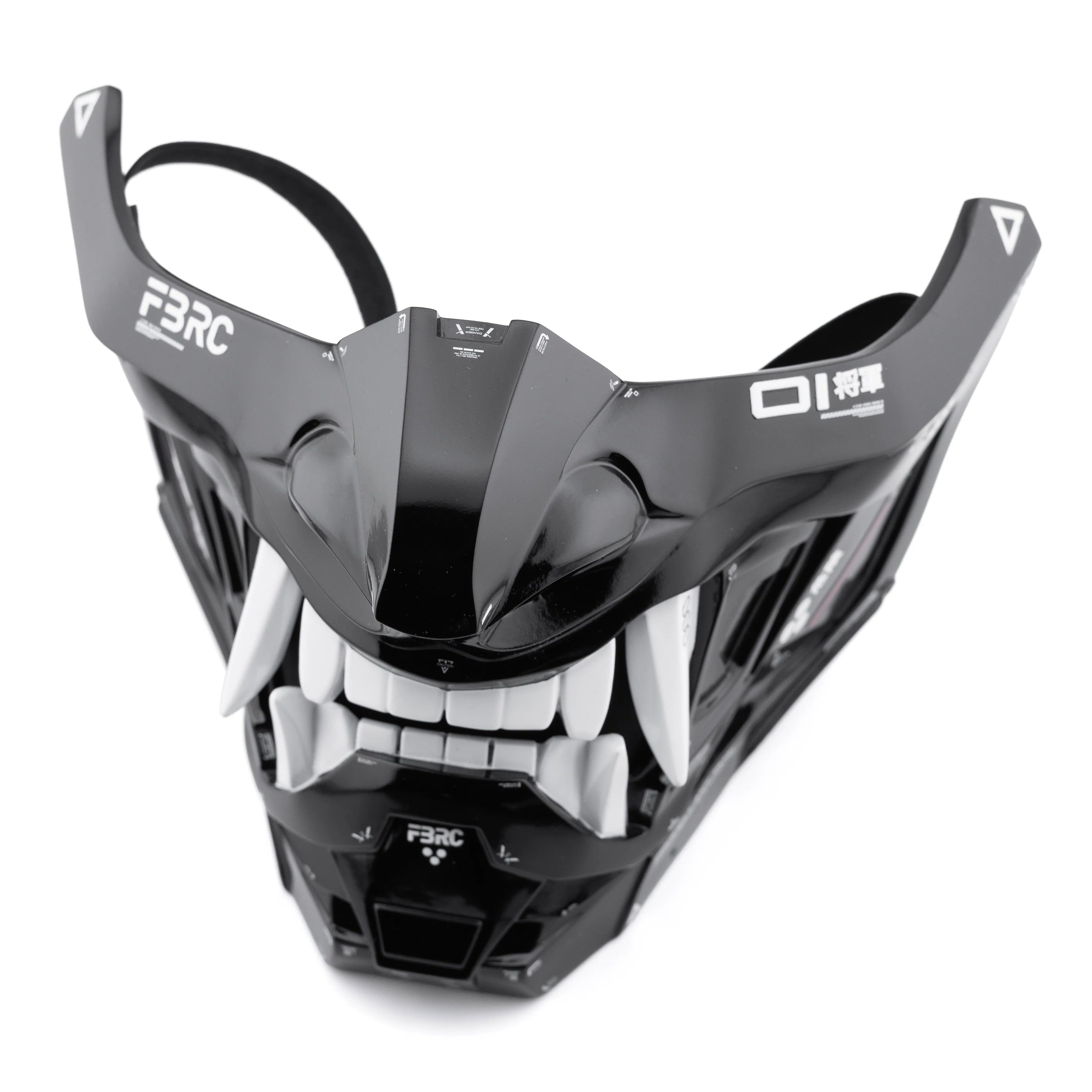 ONI v2 Black Gloss Half Cyber Mask - Image 6