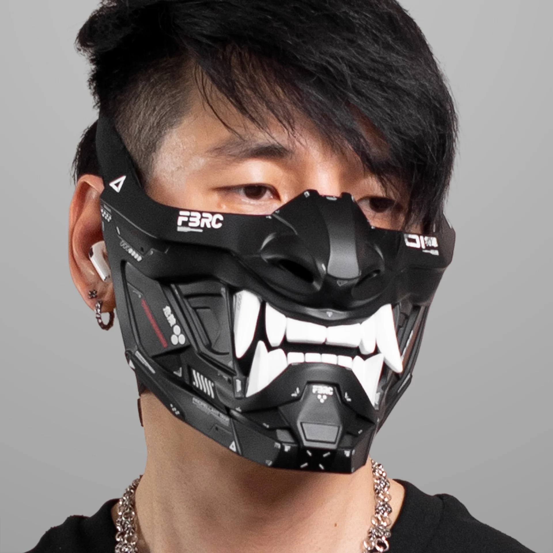 ONI v2 Black Half Cyber Mask - Image 10