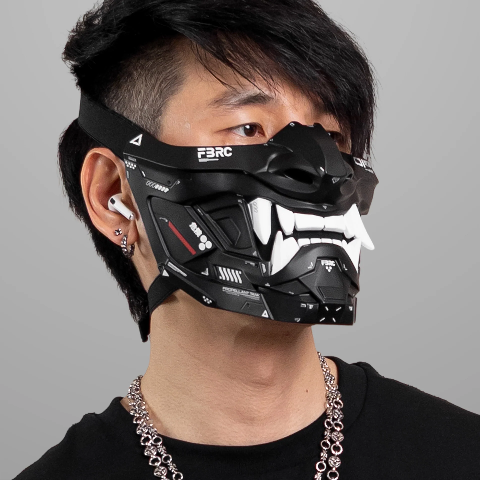 ONI v2 Black Half Cyber Mask - Image 9