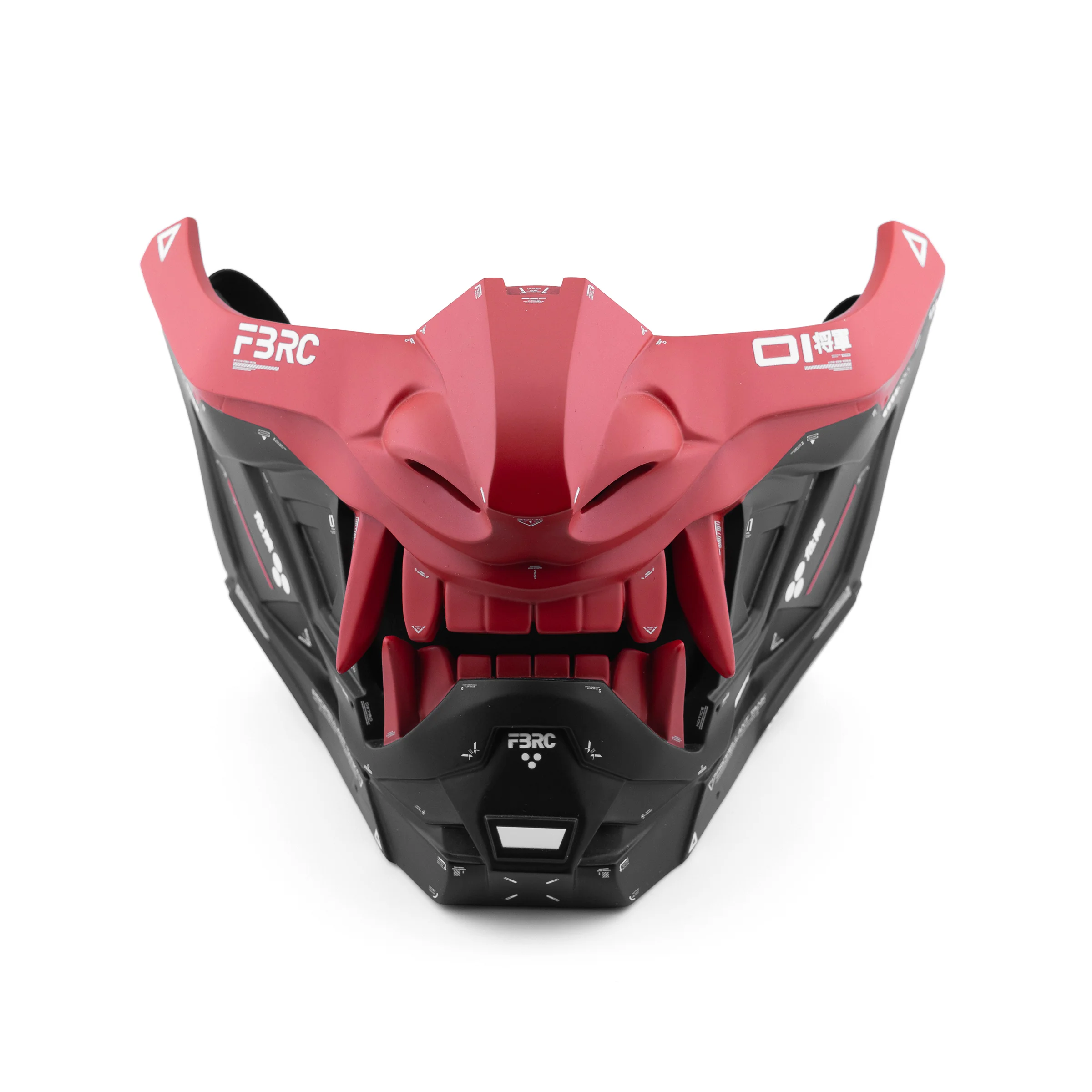 ONI v2 Red Black Half Cyber Mask - Image 2