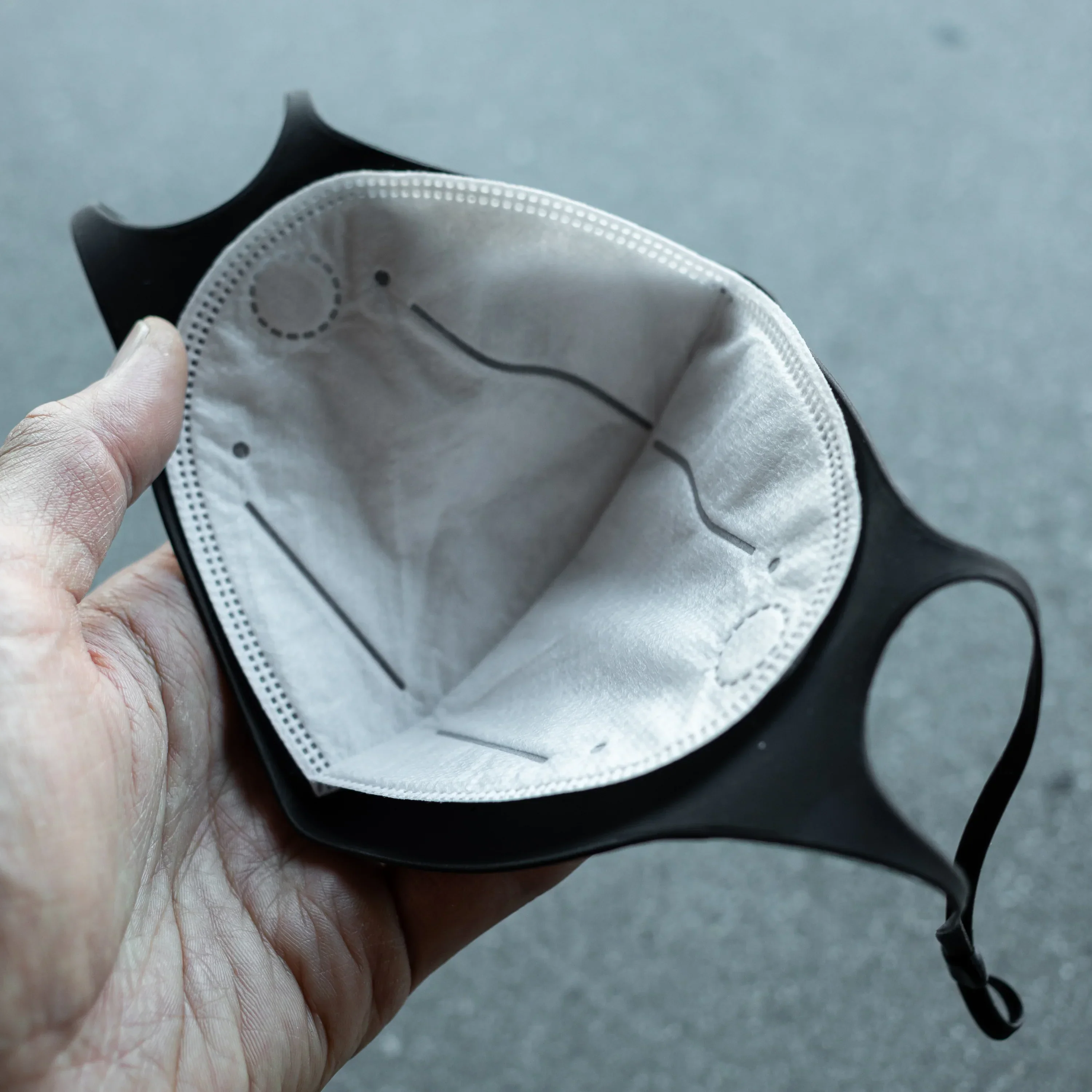 PX-01 Silicone N95 Black Mask - Image 6