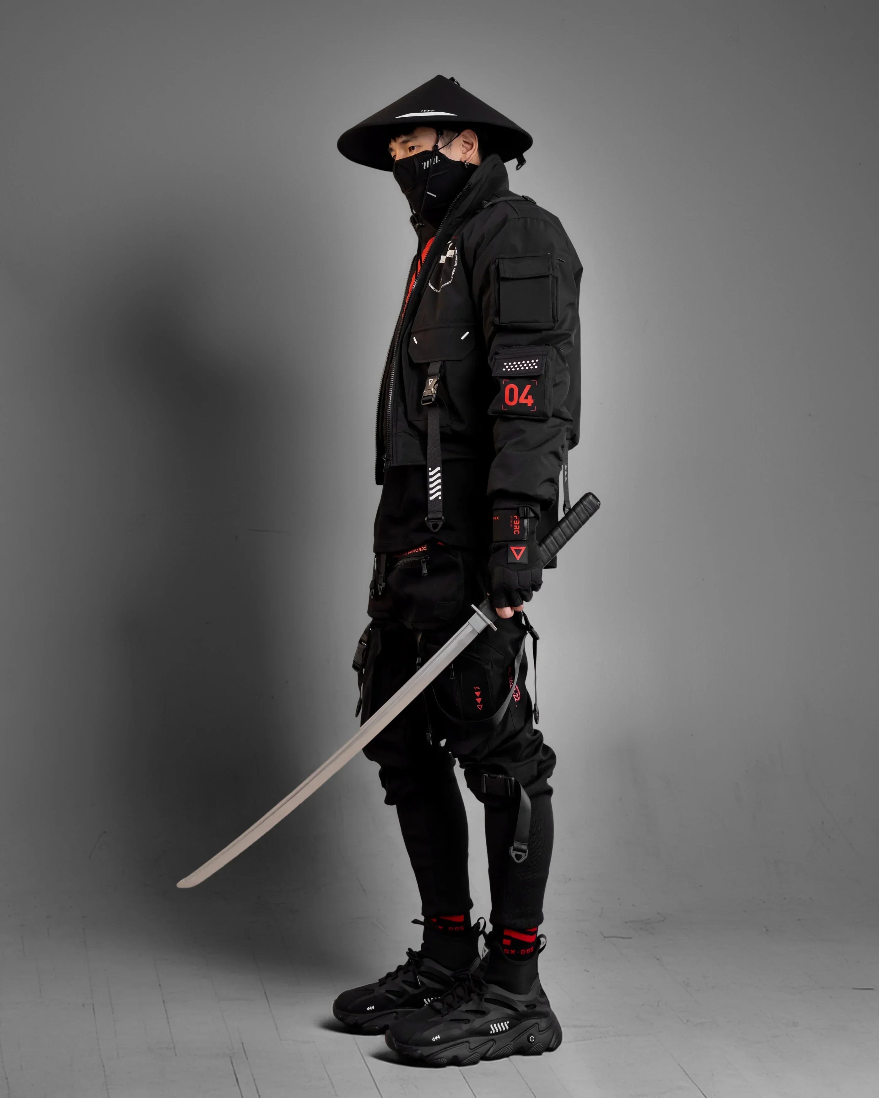 Reaper Black Short Bomber Jacket - Image 7