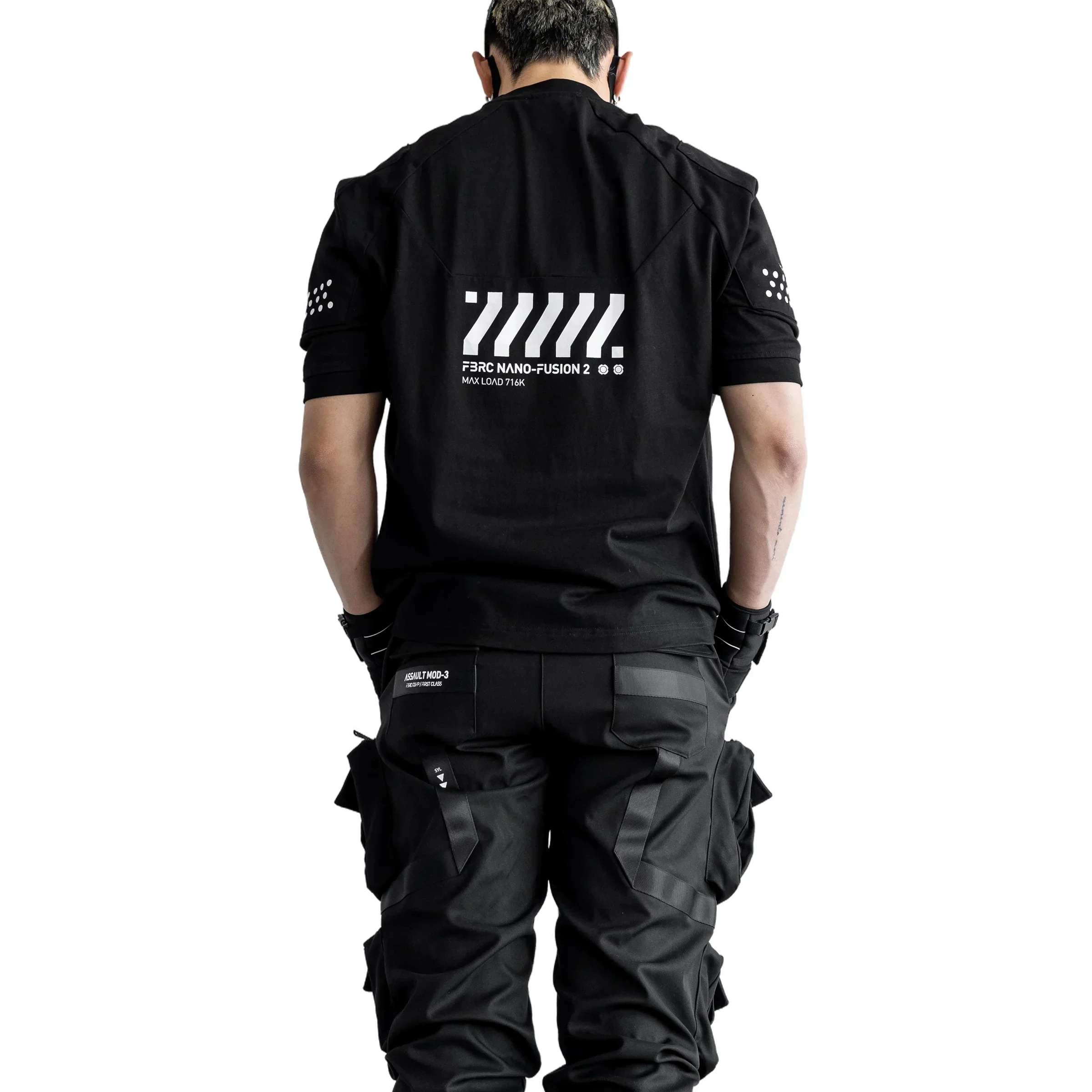 RGS-100B Black Oversized Short Sleeve T - Image 6