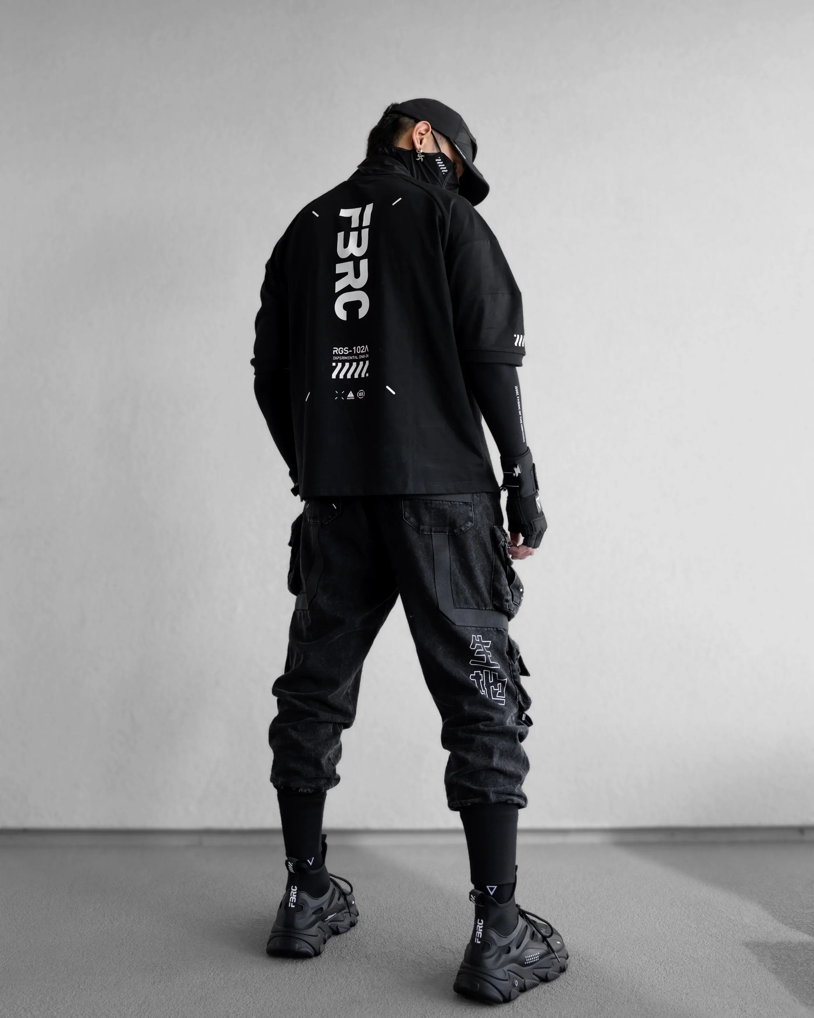 RGS-102A Black Oversized Short Sleeve T - Image 7