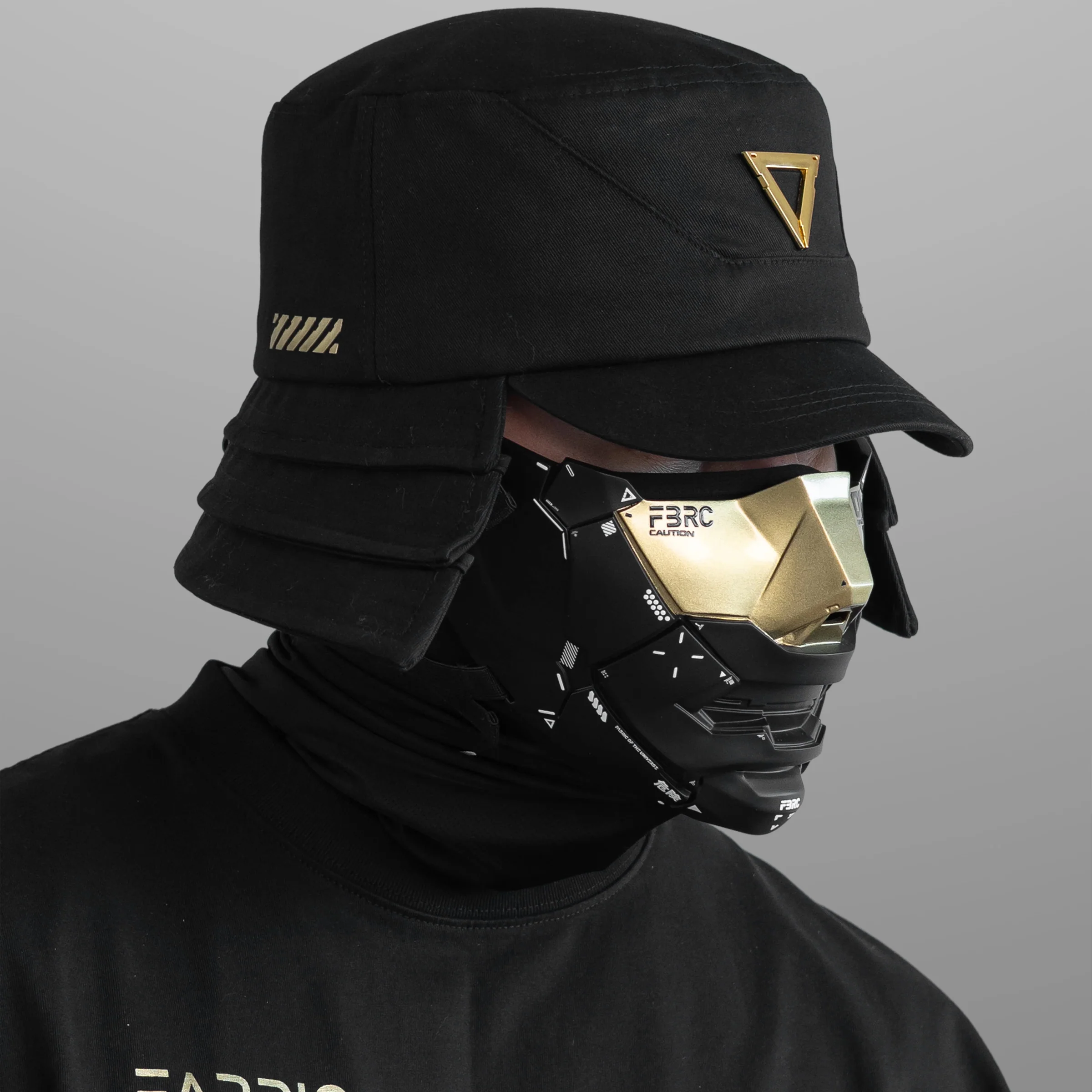 Samurai-02A Black Gold Bucket Hat - Image 12