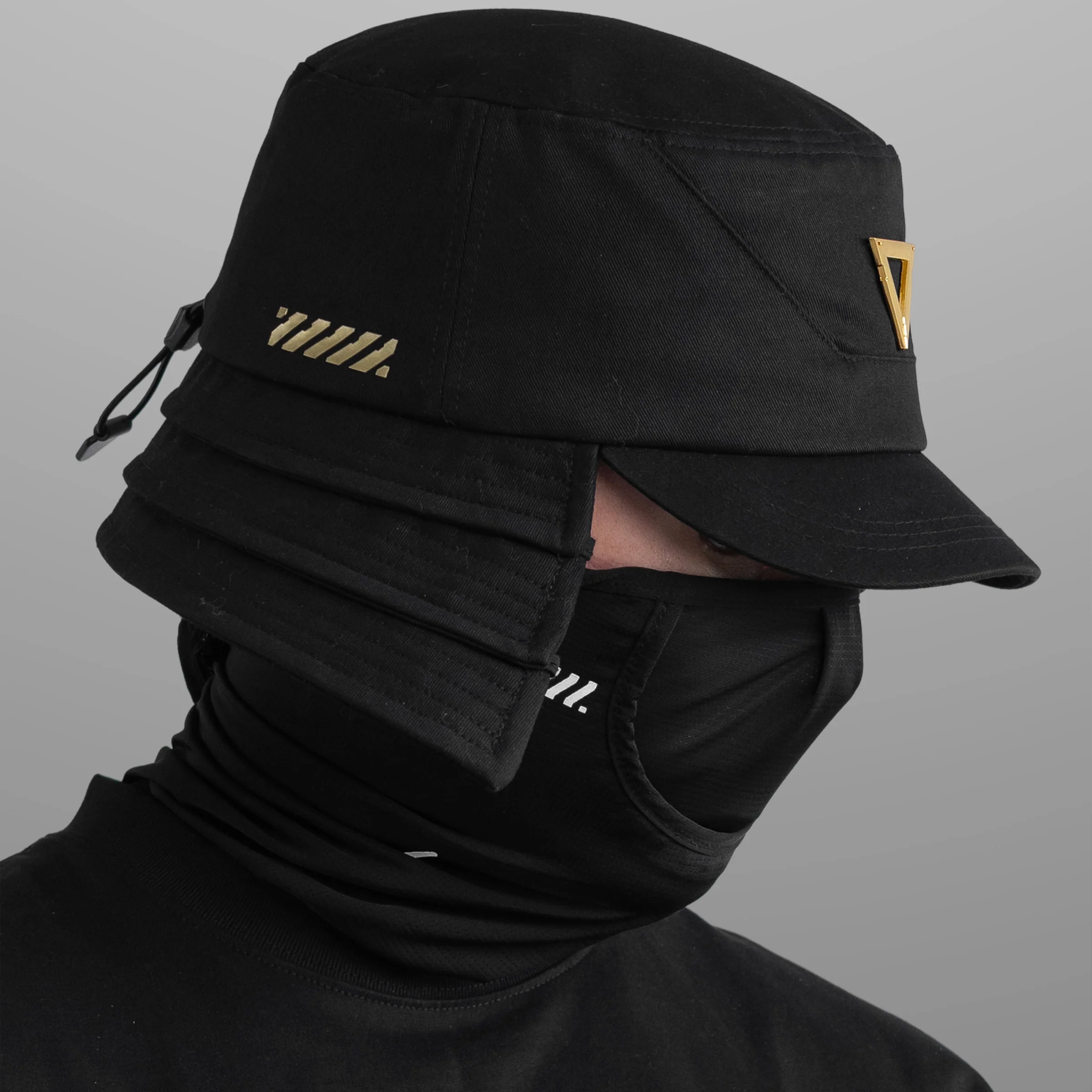 Samurai-02A Black Gold Bucket Hat - Image 5