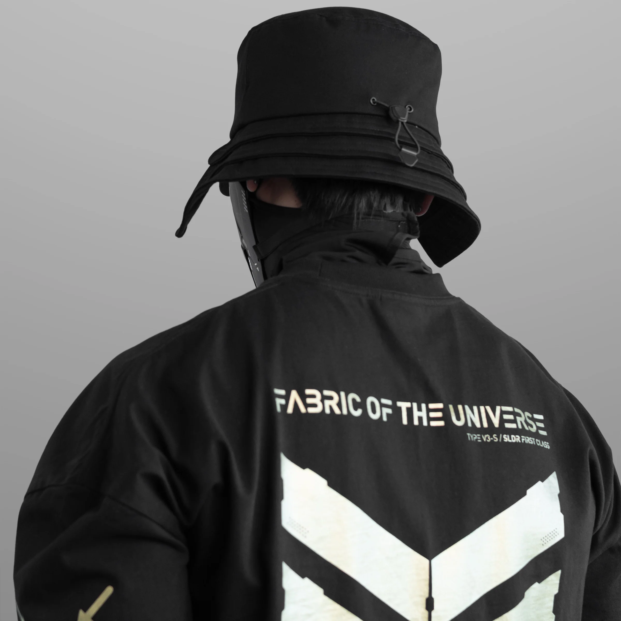 Samurai-02A Black Gold Bucket Hat - Image 6
