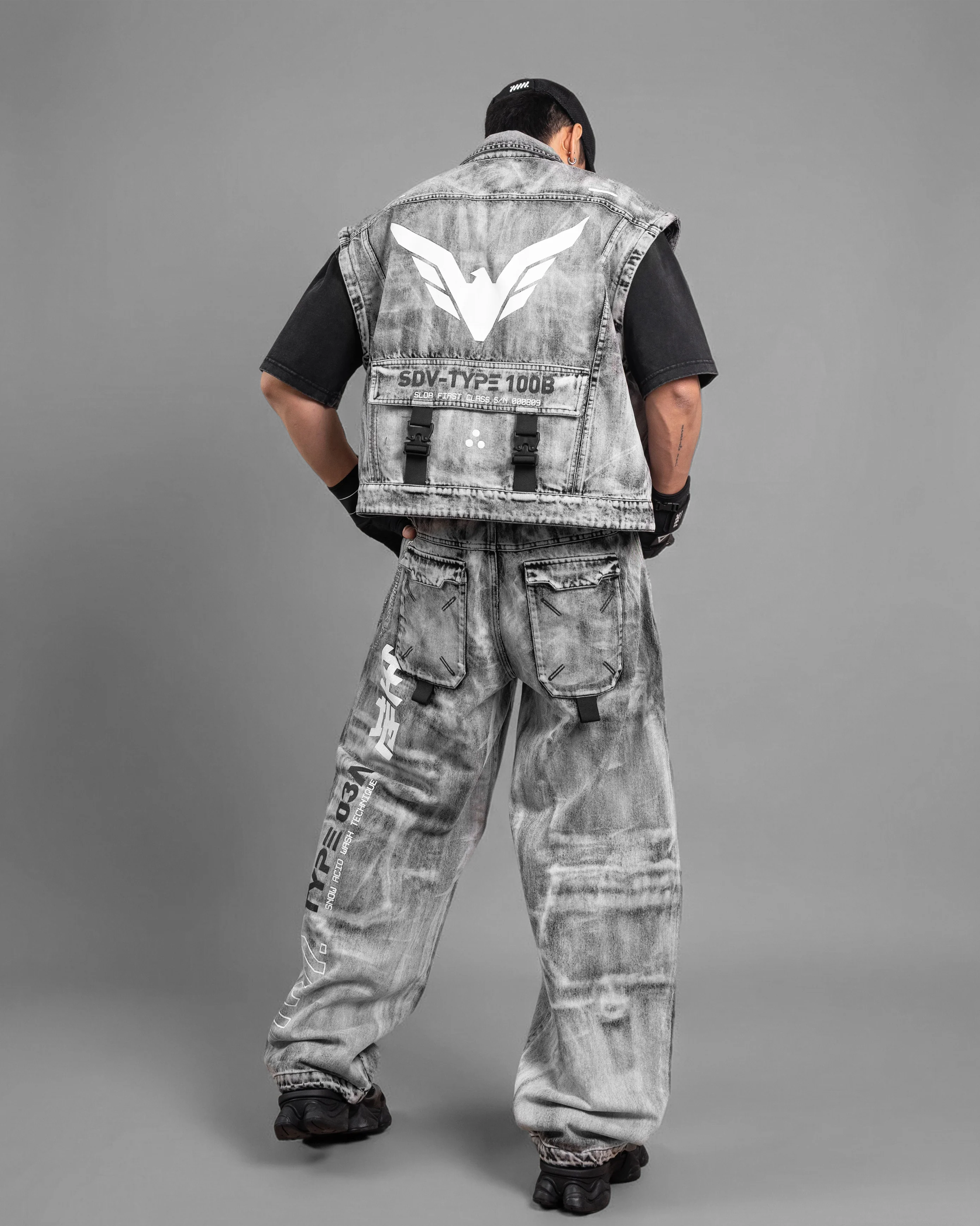SDV-Type 100B Snow Denim Vest Jacket - Image 12