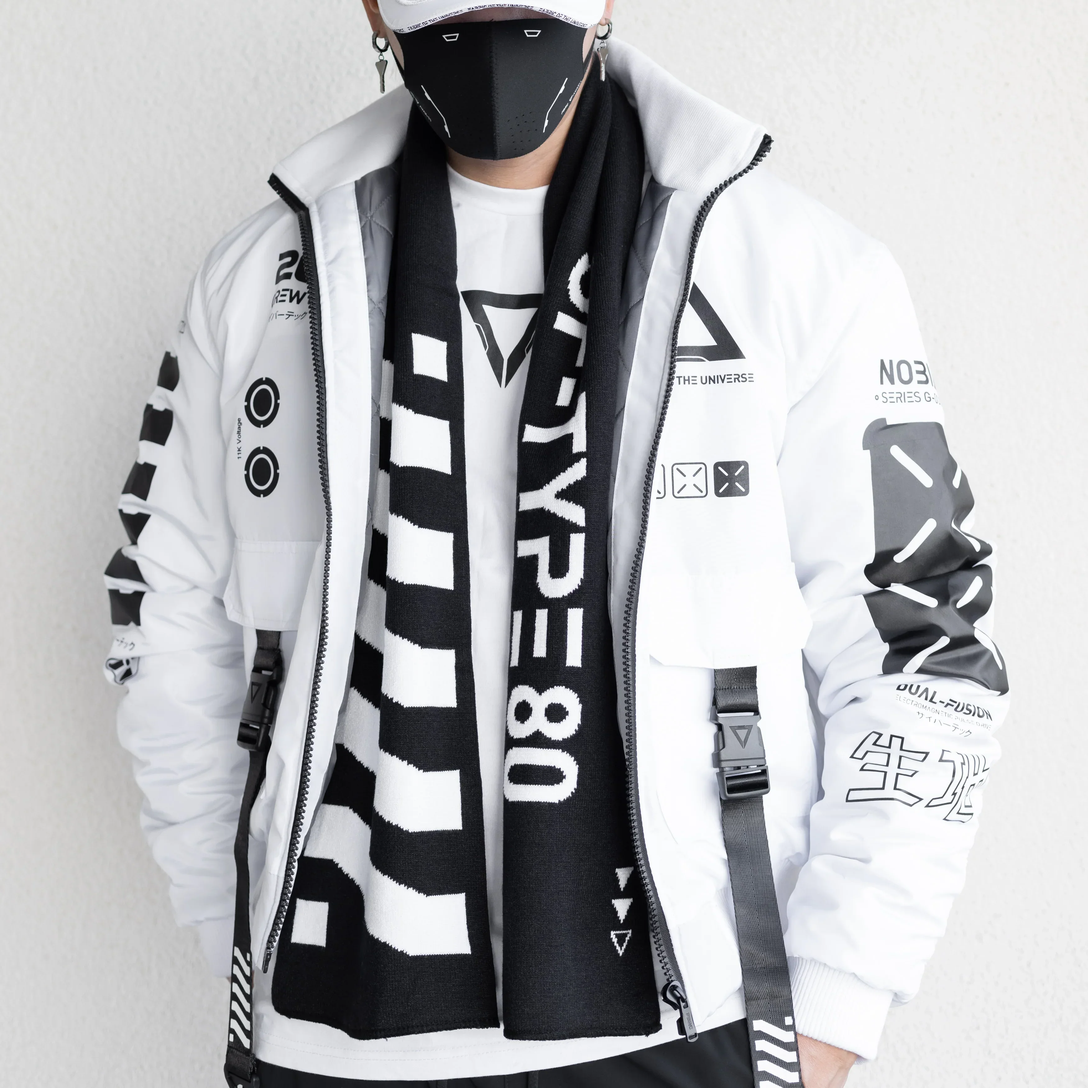 SF-Type 80 Black Scarf - Image 2