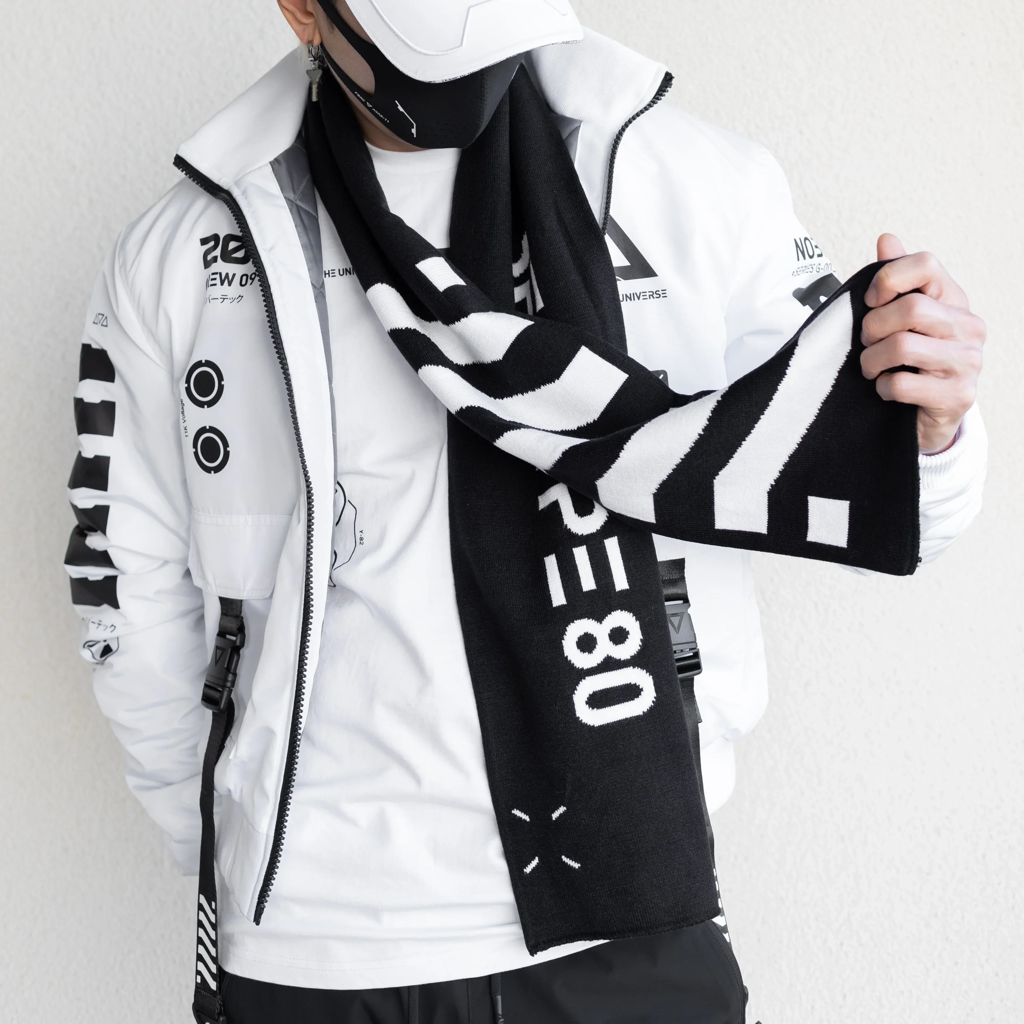 SF-Type 80 Black Scarf - Image 3