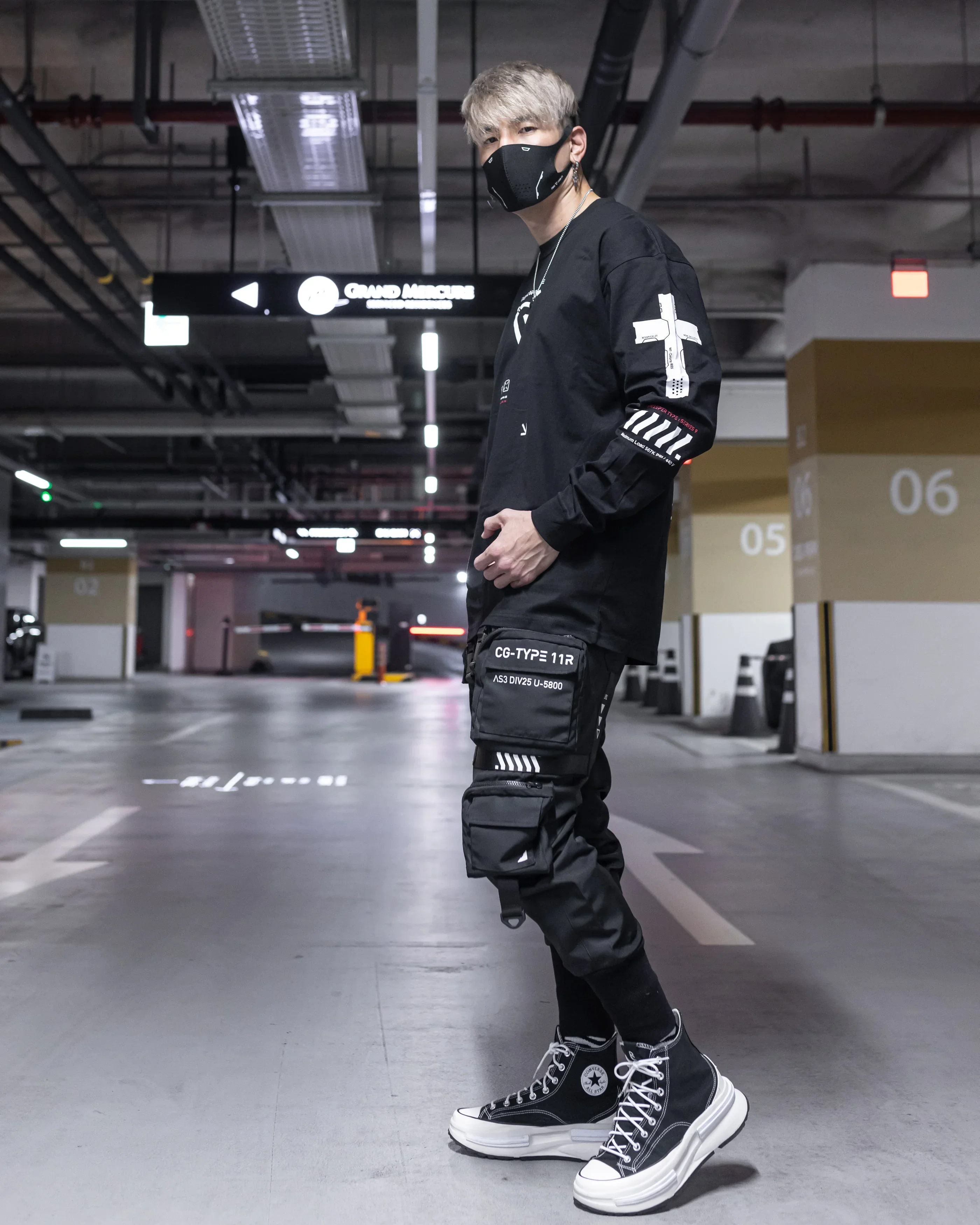 Shinigami-44 Black Long Sleeve T - Image 5