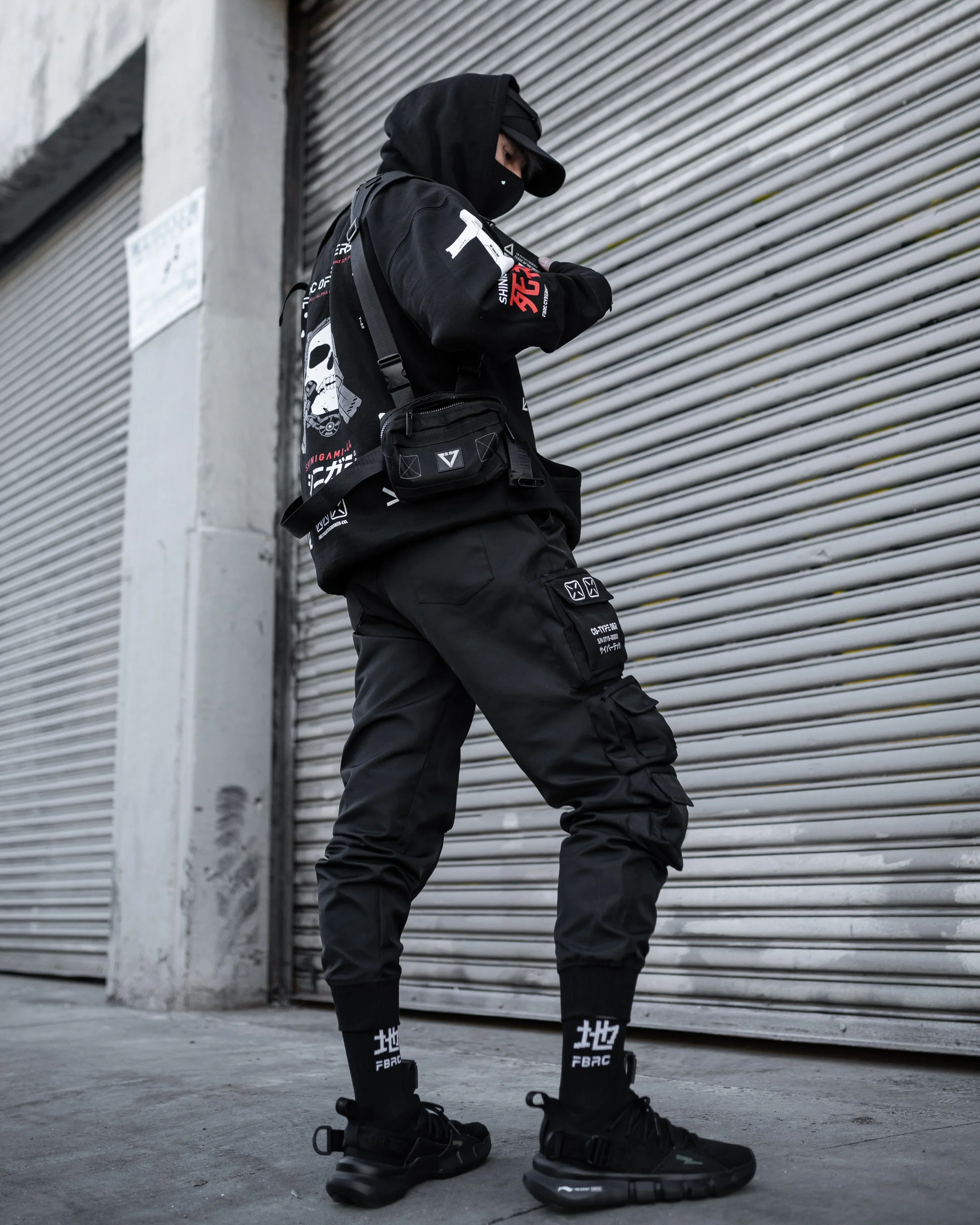 Shinigami-44 RD Black Hoodie - Image 7