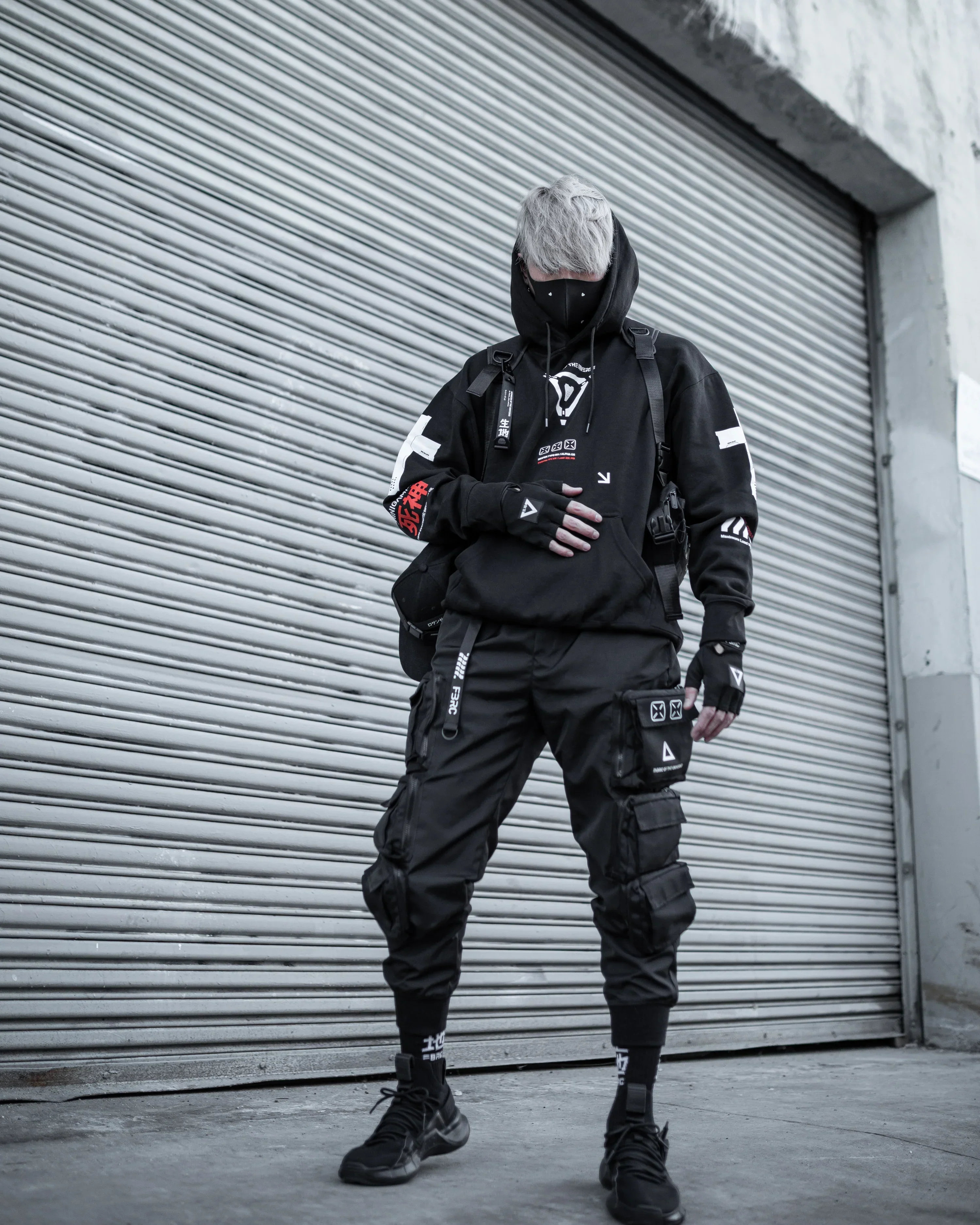 Shinigami-44 RD Black Hoodie - Image 9