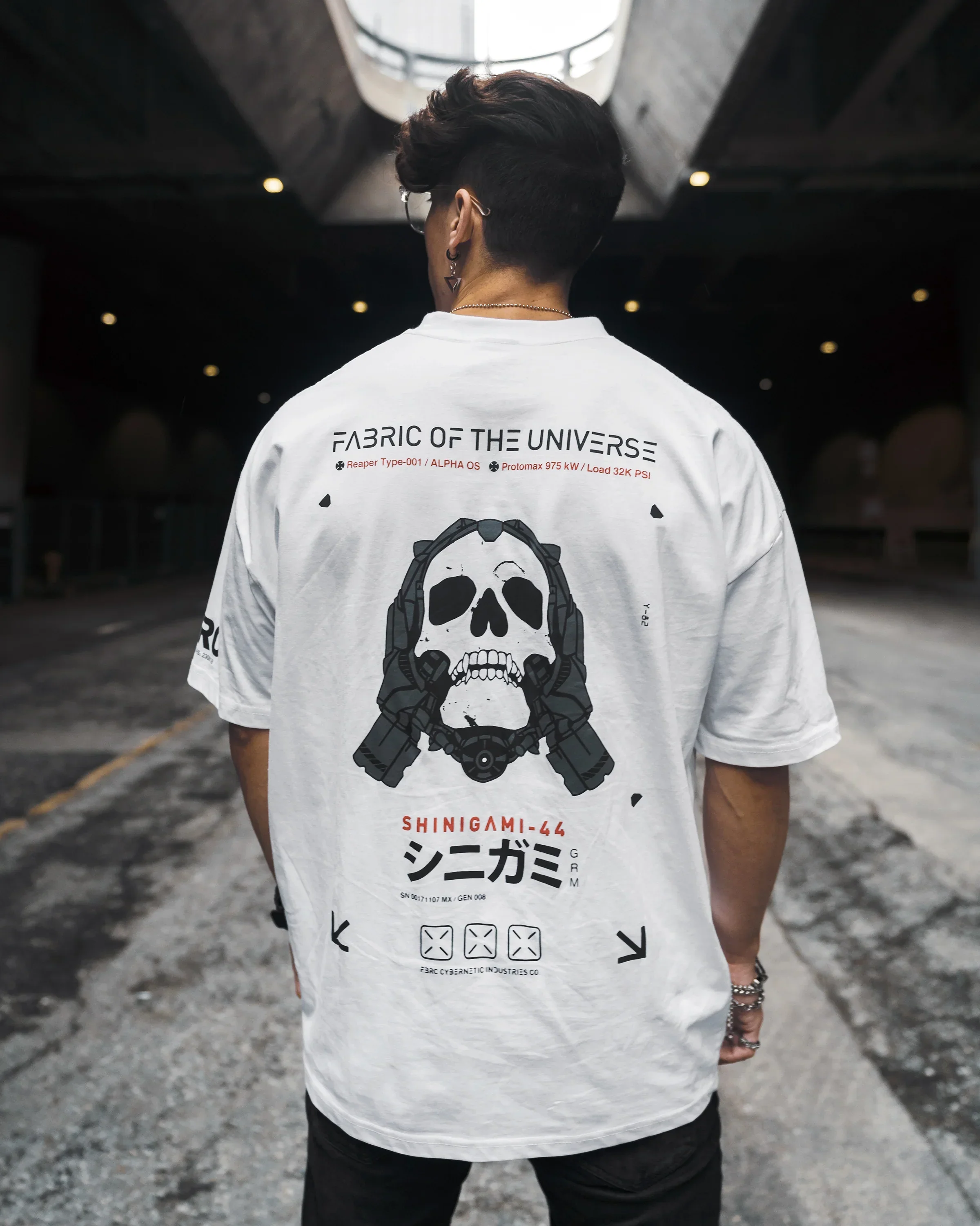 Shinigami White Oversized Short Sleeve T - Image 3