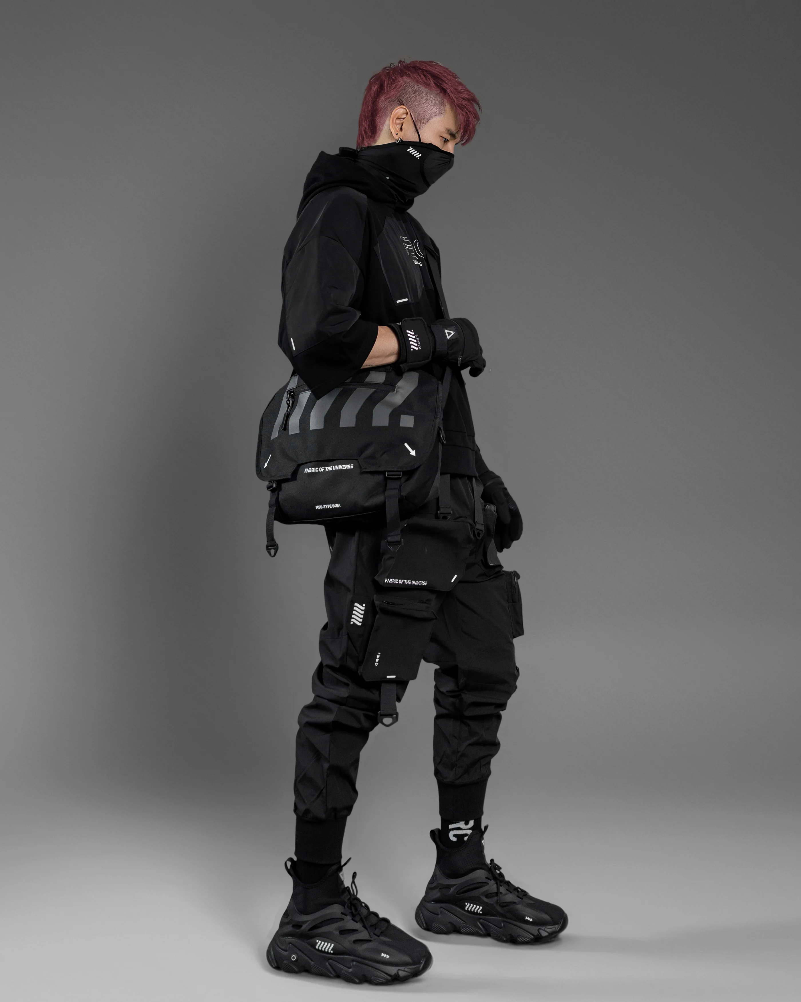 SLG-Type 2500 Black Short Sleeve Hoodie - Image 10