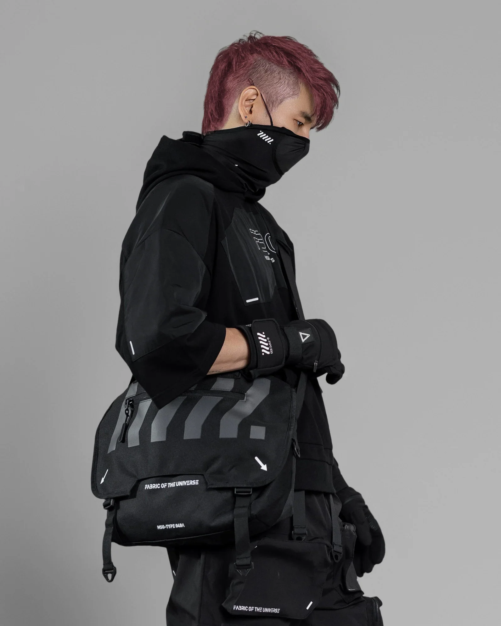 SLG-Type 2500 Black Short Sleeve Hoodie - Image 5