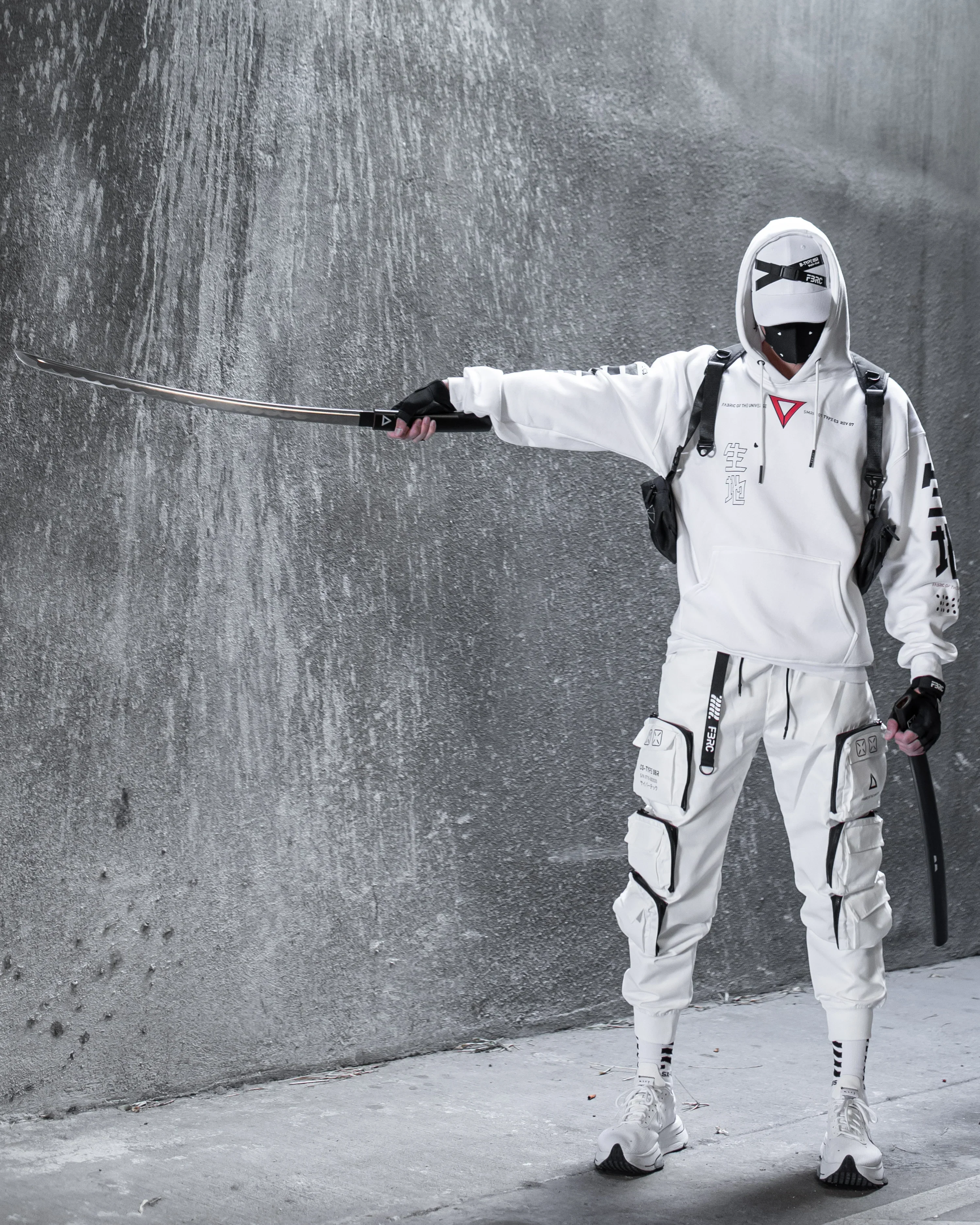 SMRI-101 RD White Hoodie - Image 3