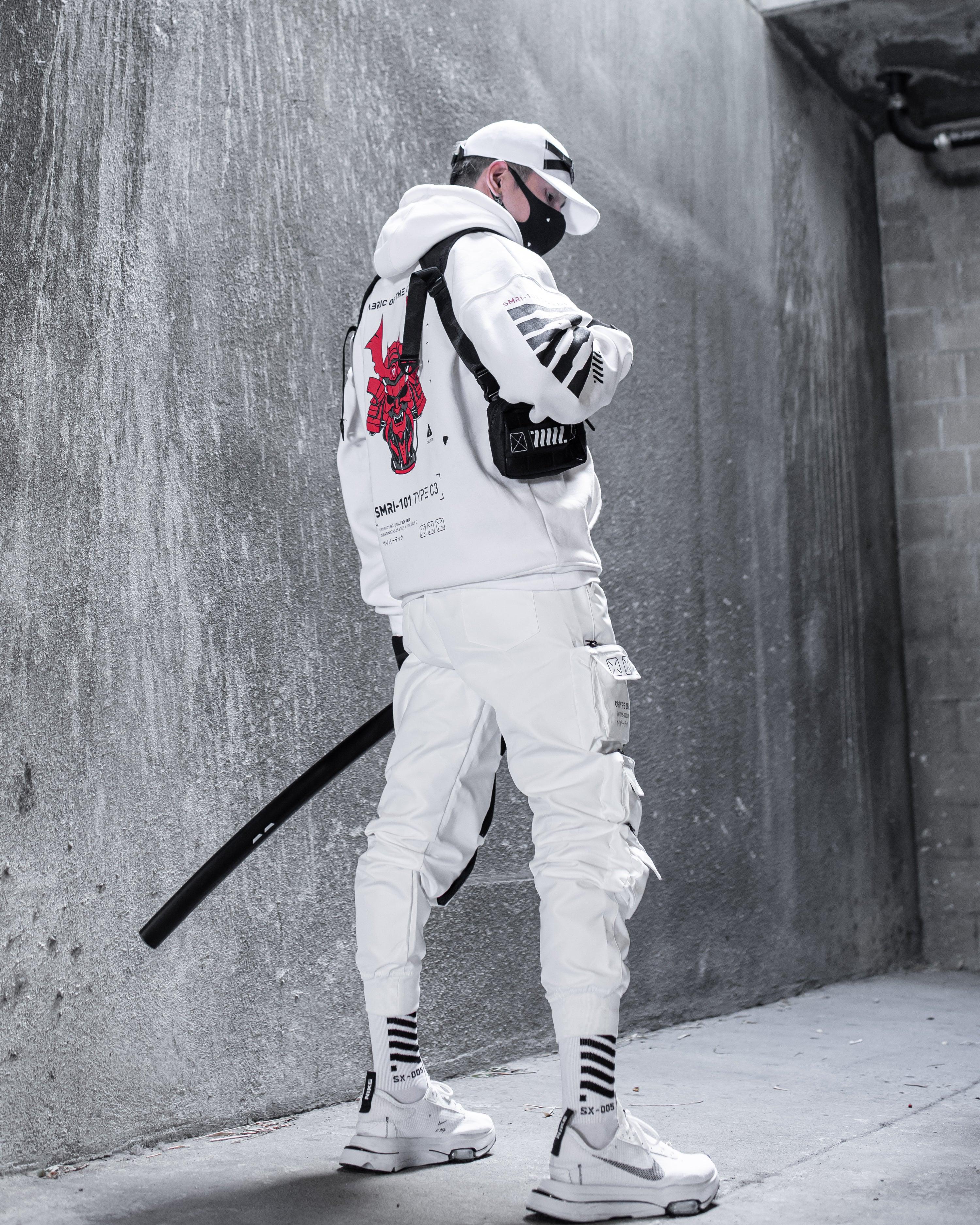 SMRI-101 RD White Hoodie - Image 5