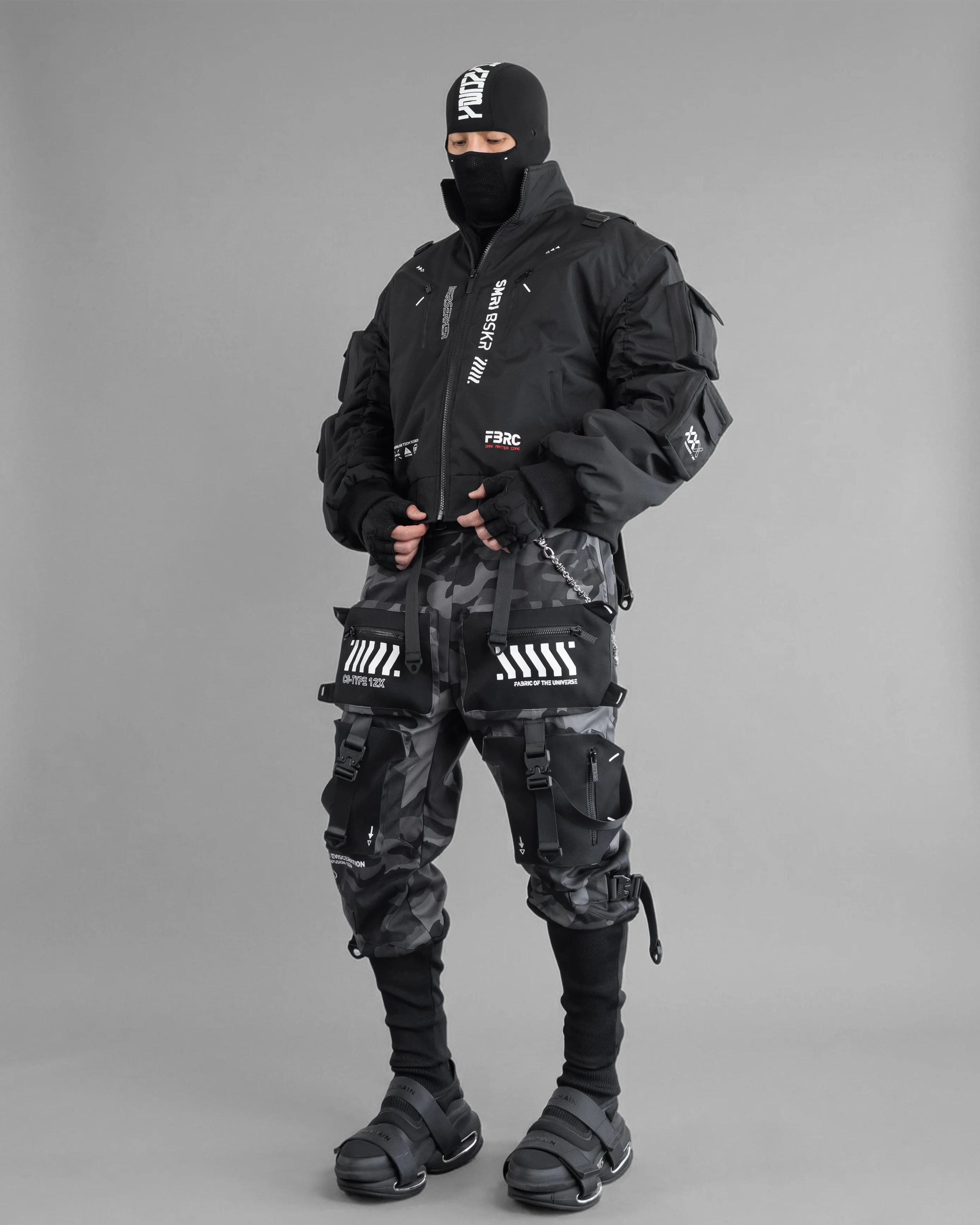 SMRI BSKR Black Bomber Jacket - Image 10