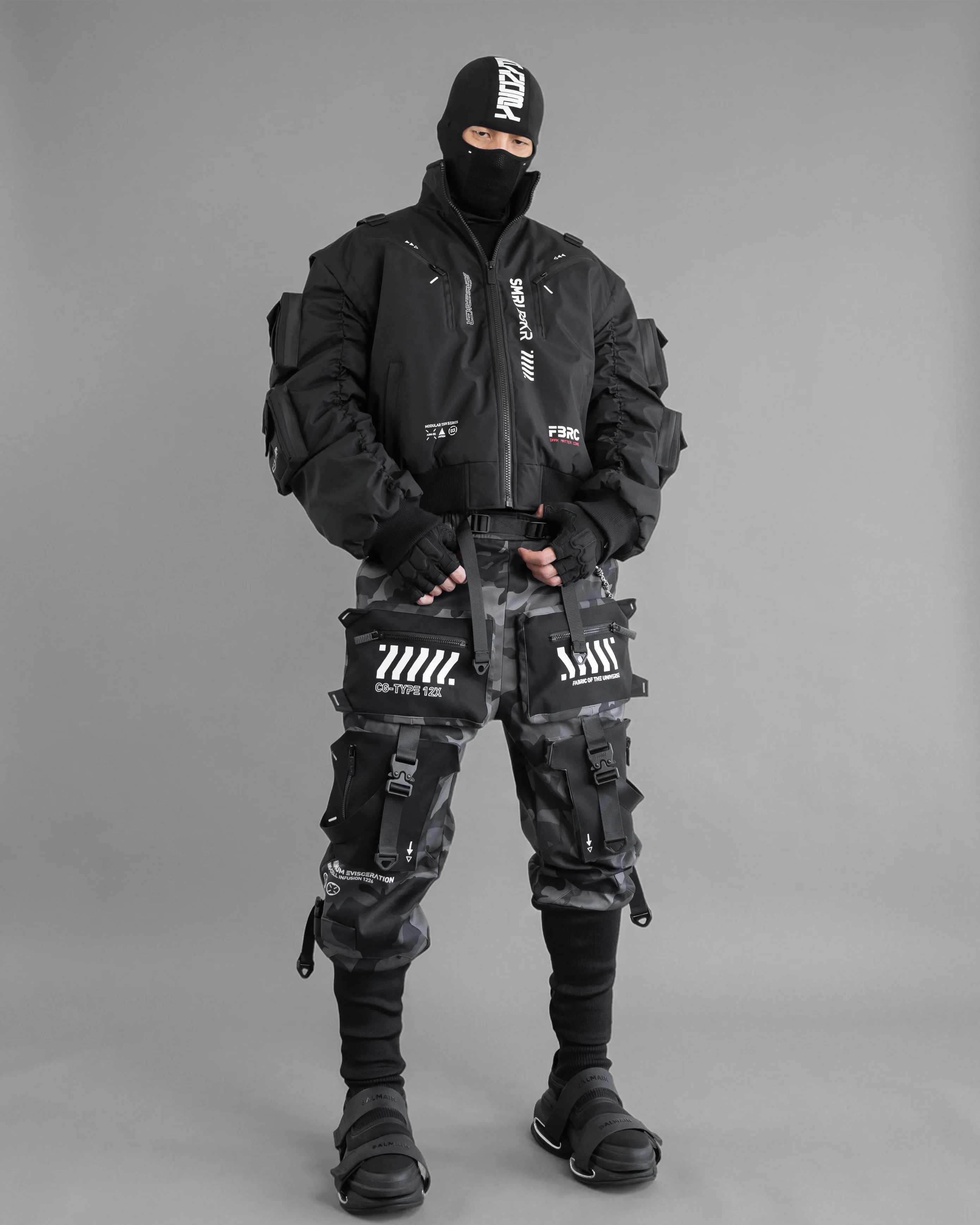 SMRI BSKR Black Bomber Jacket - Image 12