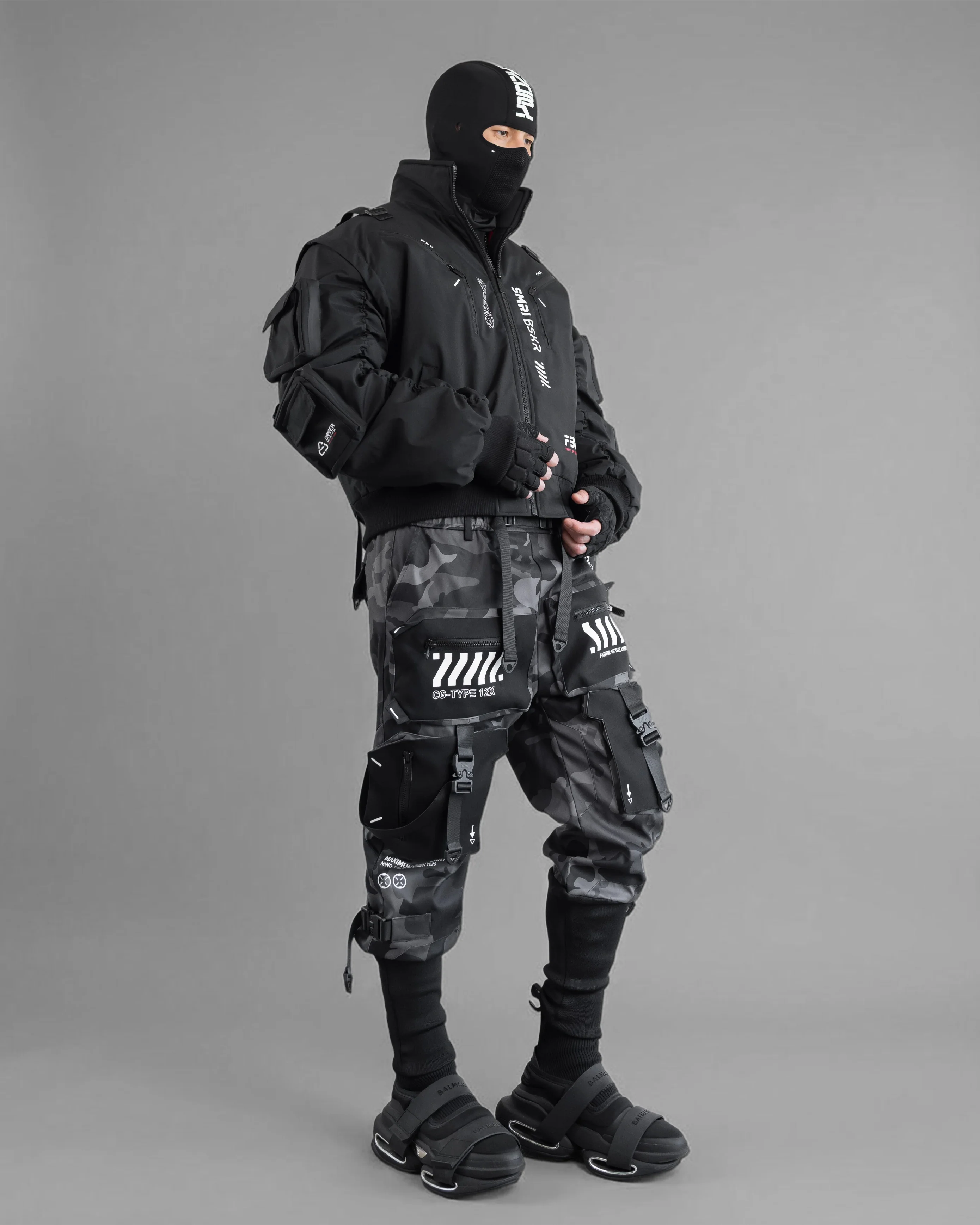 SMRI BSKR Black Bomber Jacket - Image 13