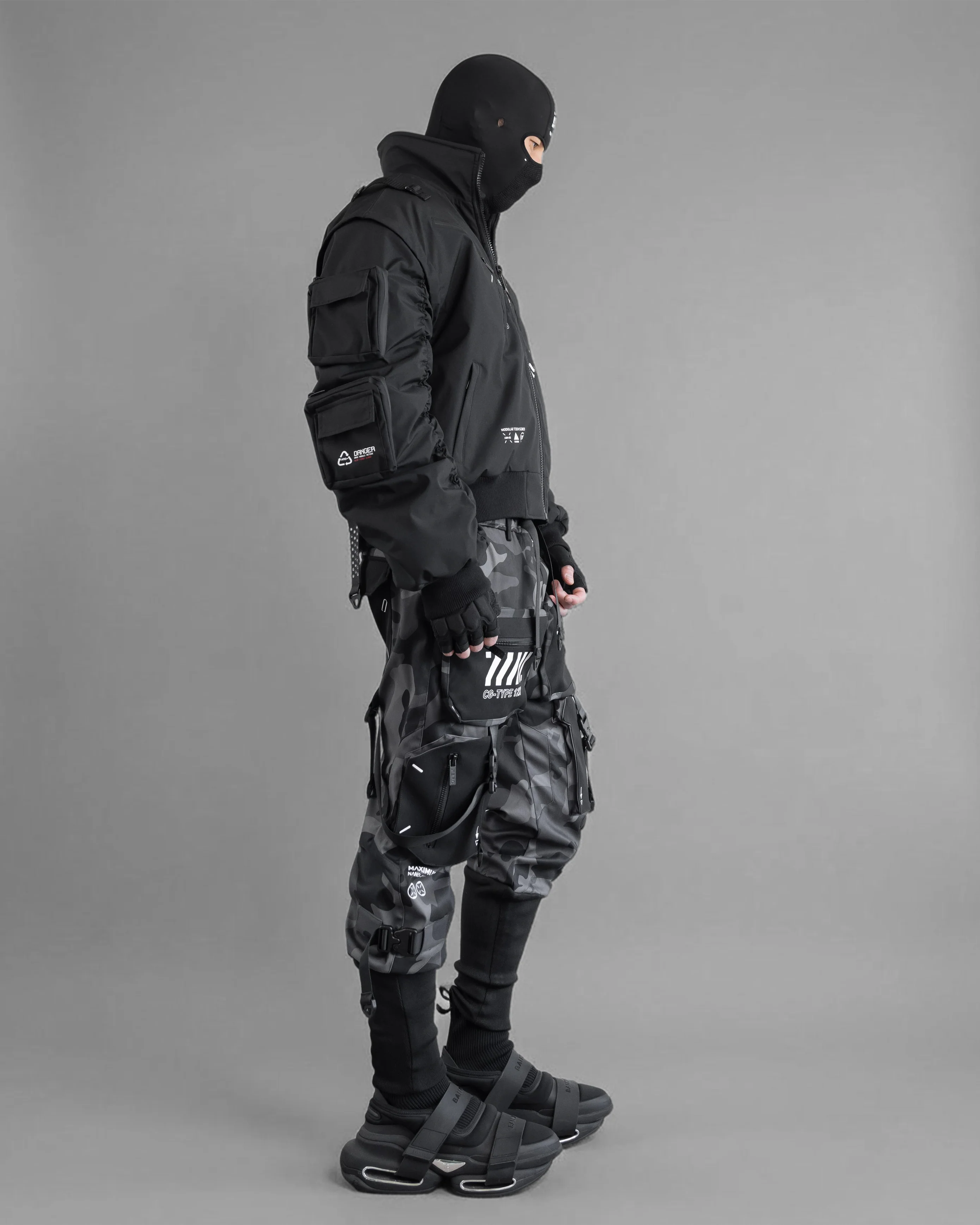 SMRI BSKR Black Bomber Jacket - Image 14