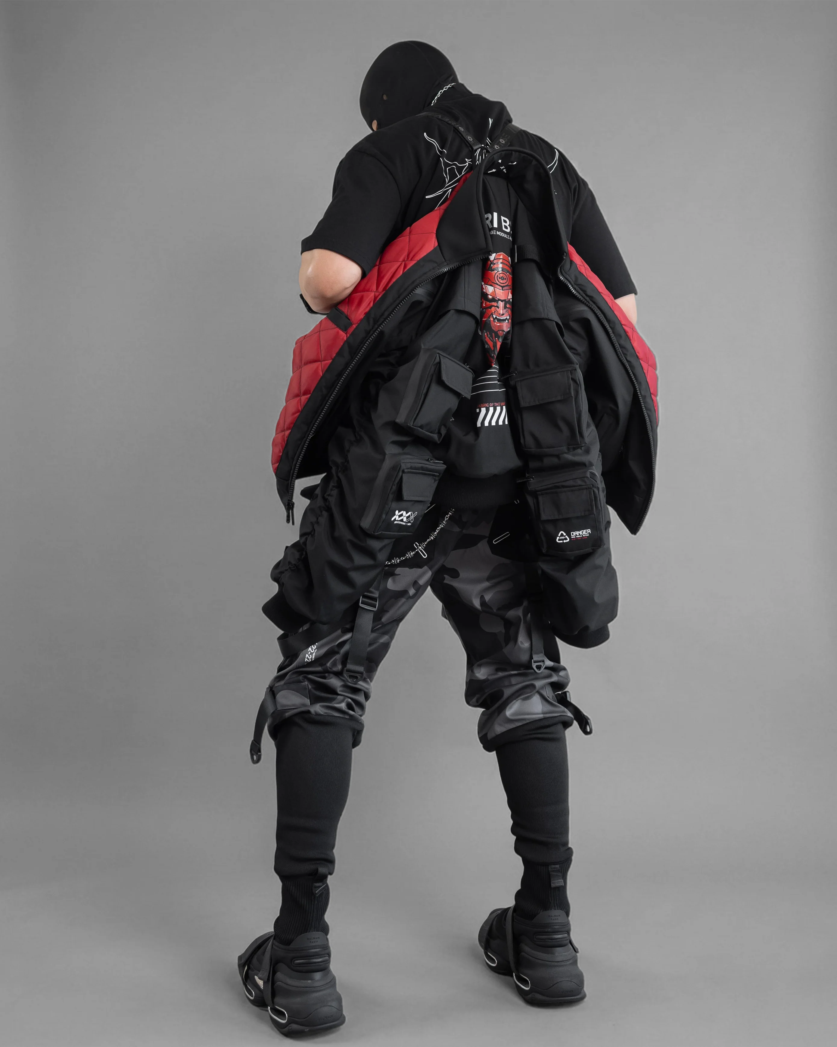 SMRI BSKR Black Bomber Jacket - Image 18