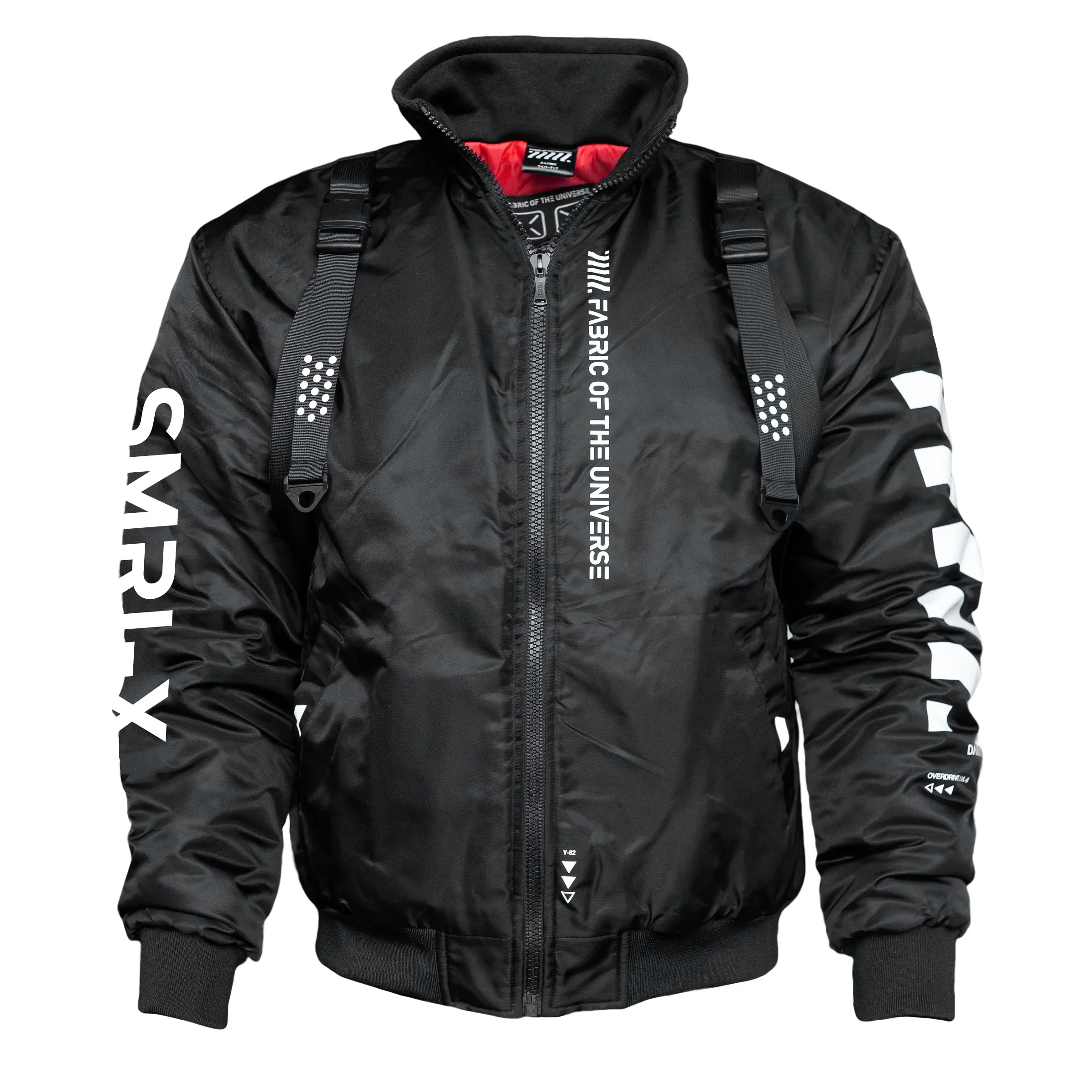 SMRI-X Black Bomber Jacket - Image 2