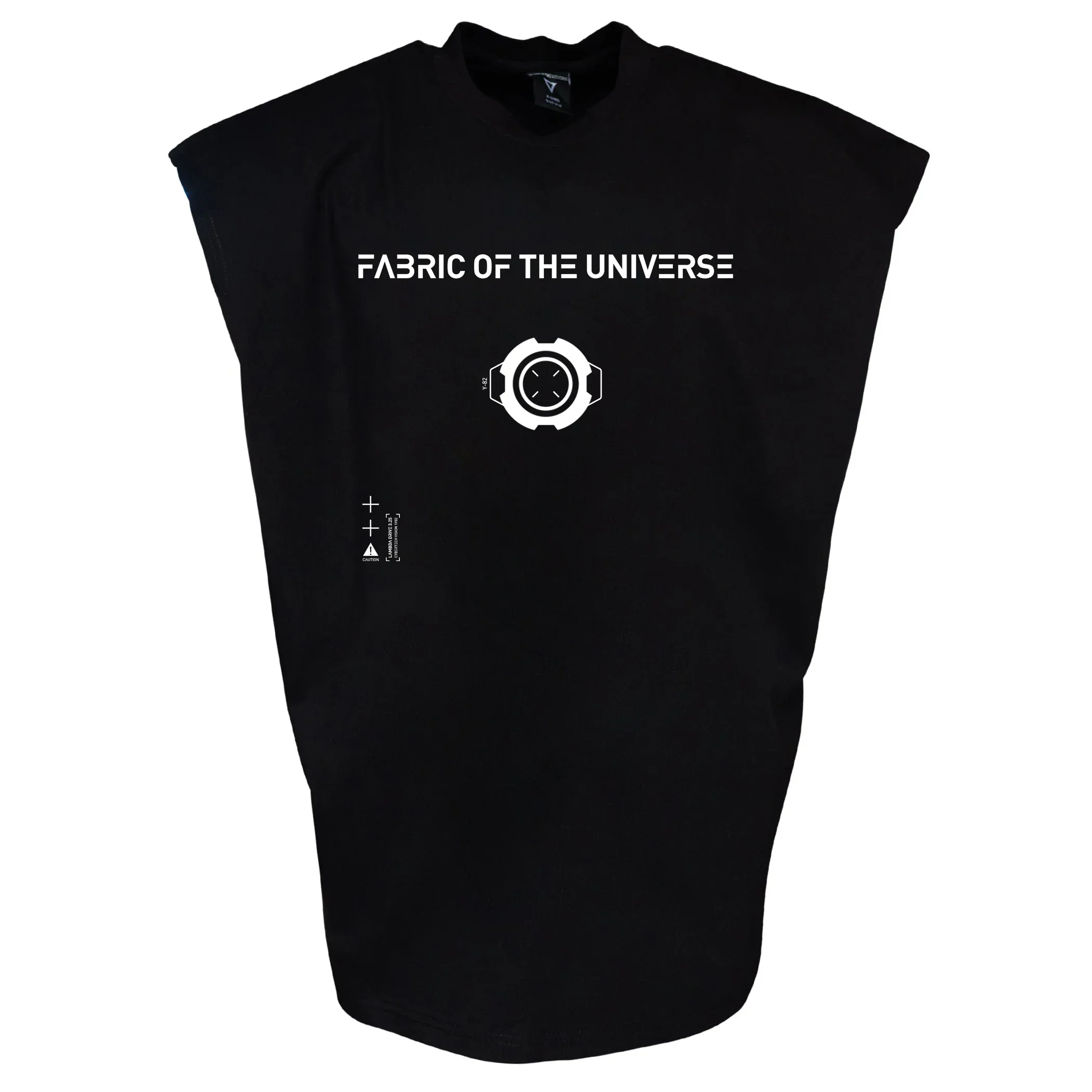 SMRI-X Black Oversized Sleeveless T - Image 2