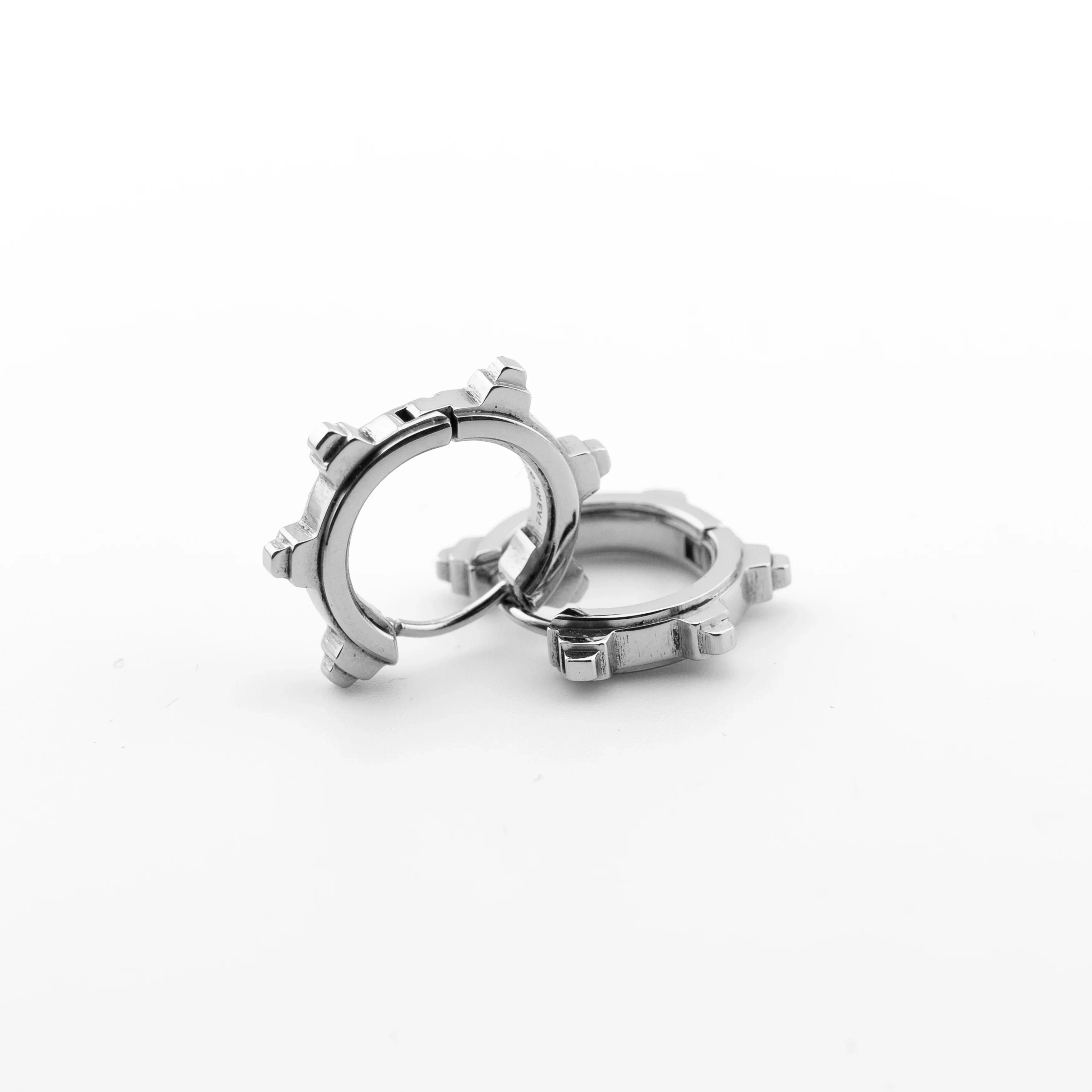 SP-01B Steel Spike Earrings - Image 5