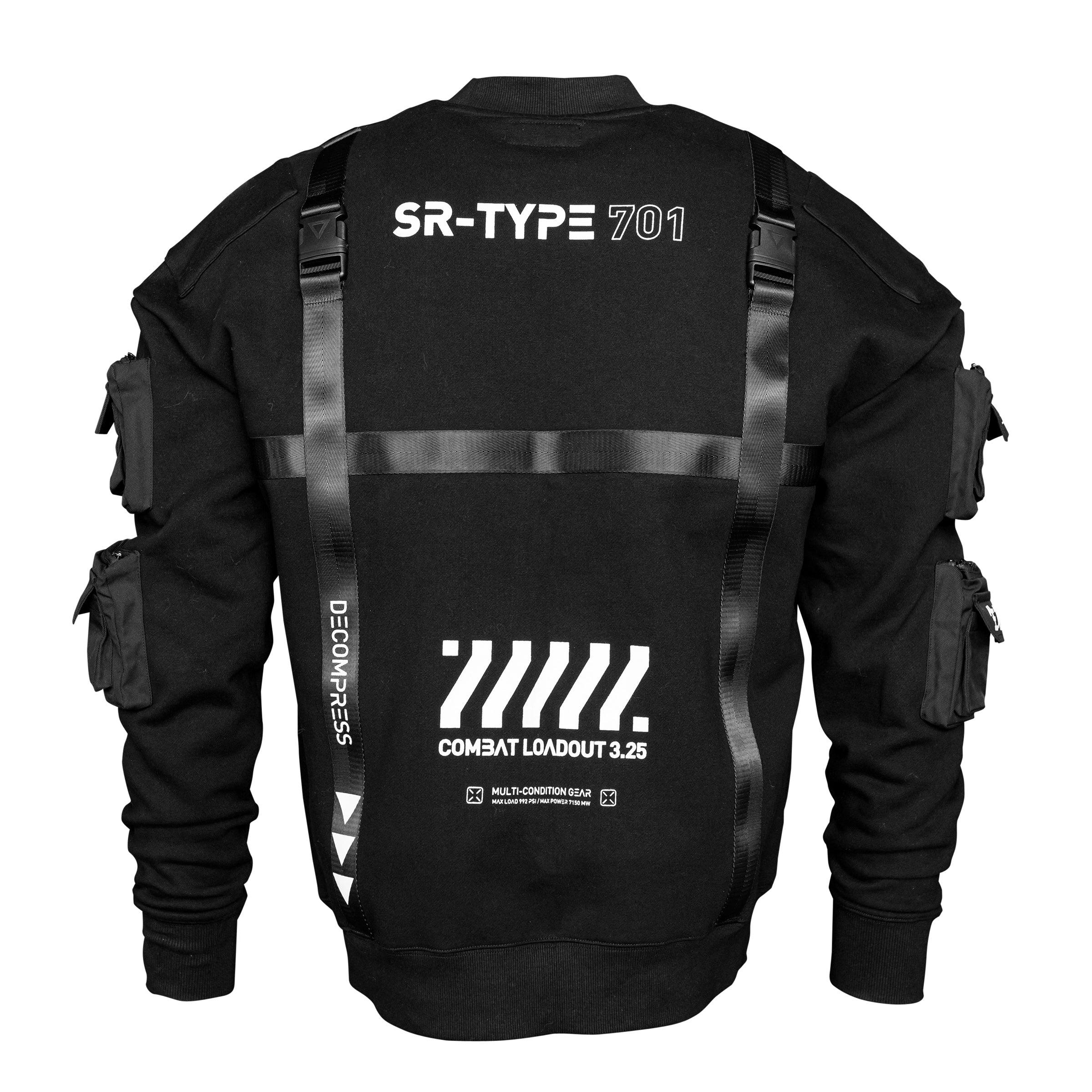 SR-701 Ultra Heavy Black Sweater - Image 2