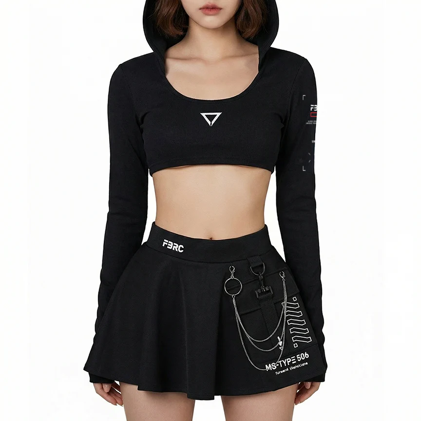 SRG-Type 155 Black Super Shrug Hoodie