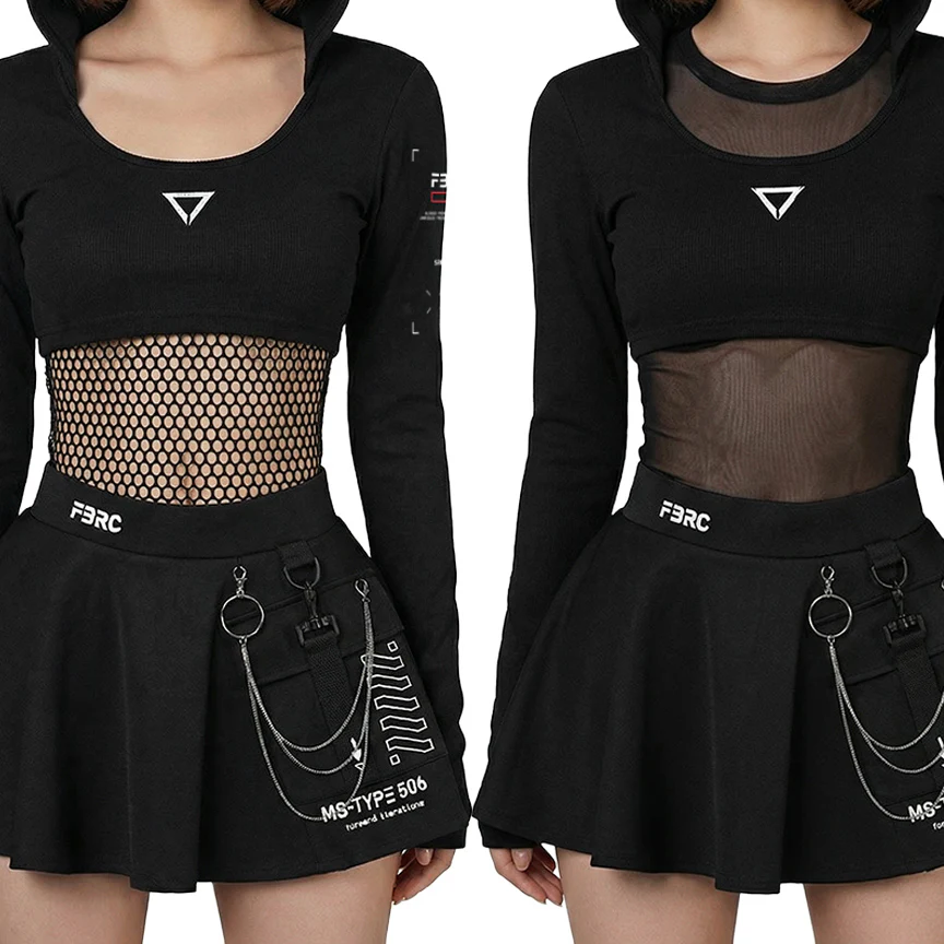 SRG-Type 155 Black Super Shrug Hoodie - Image 4