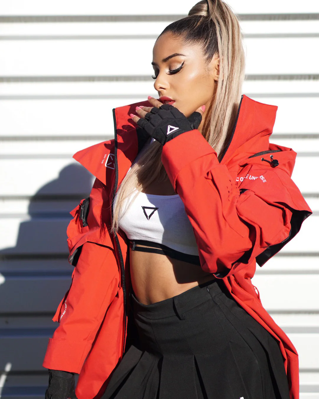SRG-Type 155 White Super Shrug Hoodie - Image 5