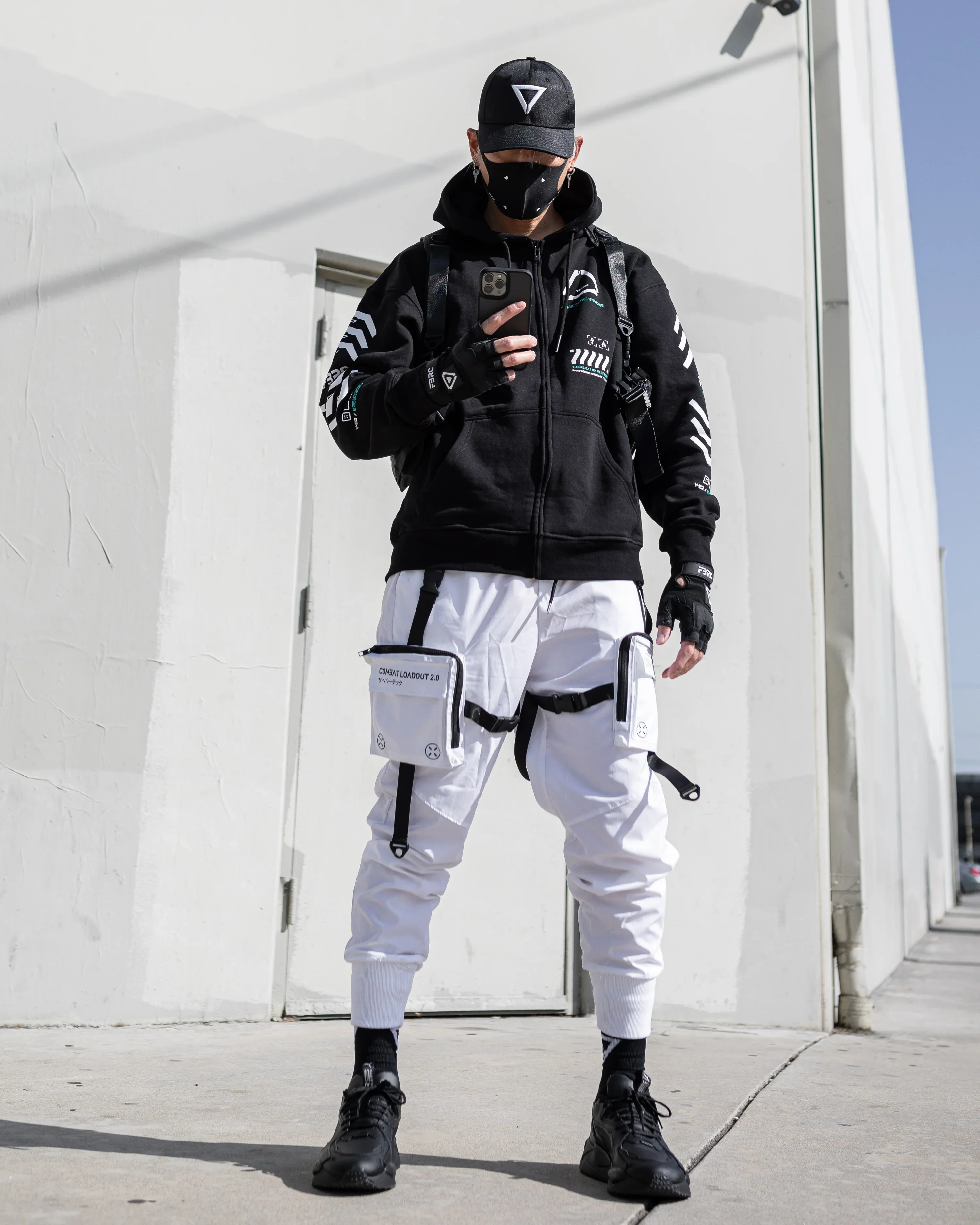 T-CORE 2A Black Zip Hoodie - Image 4
