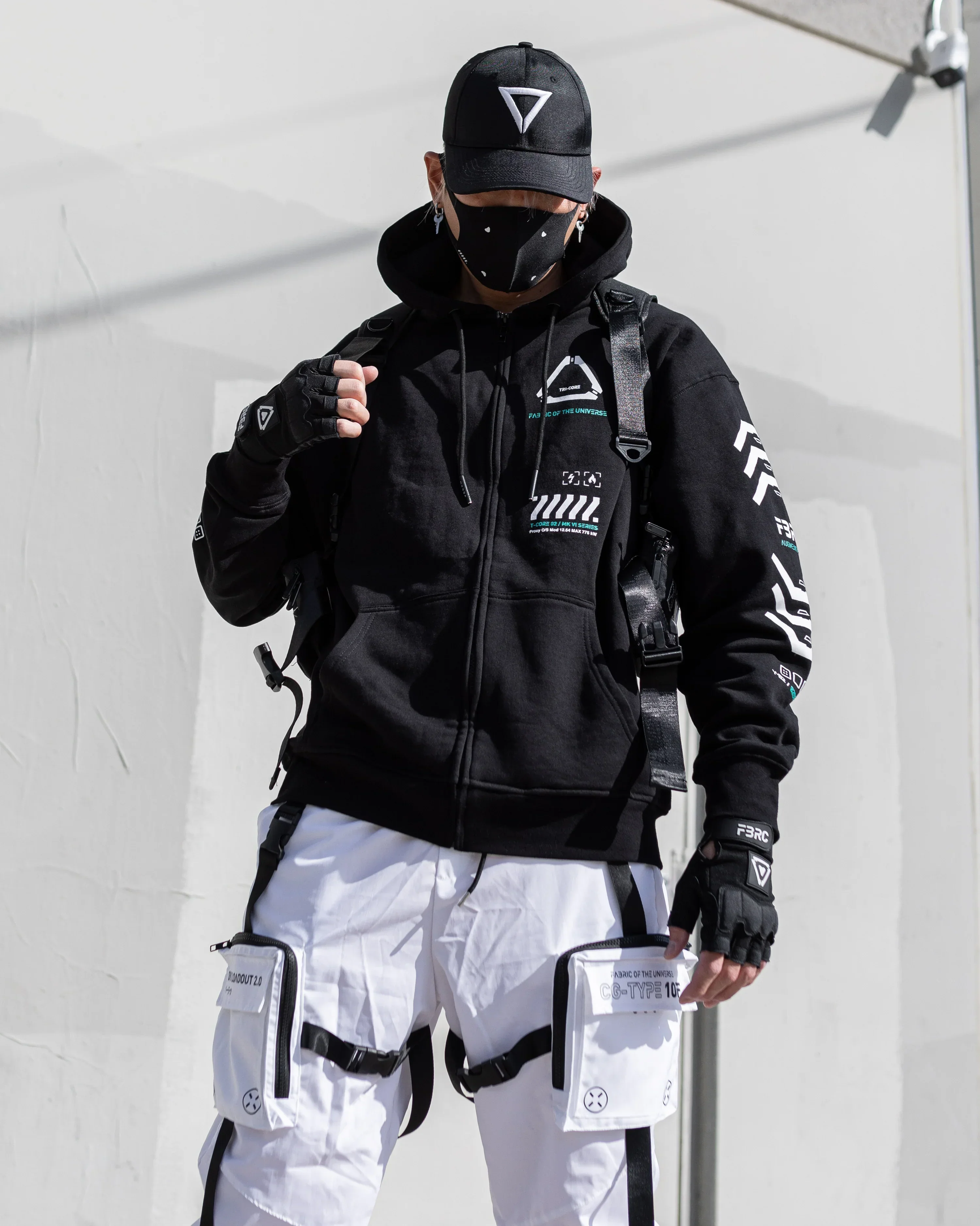 T-CORE 2A Black Zip Hoodie - Image 6