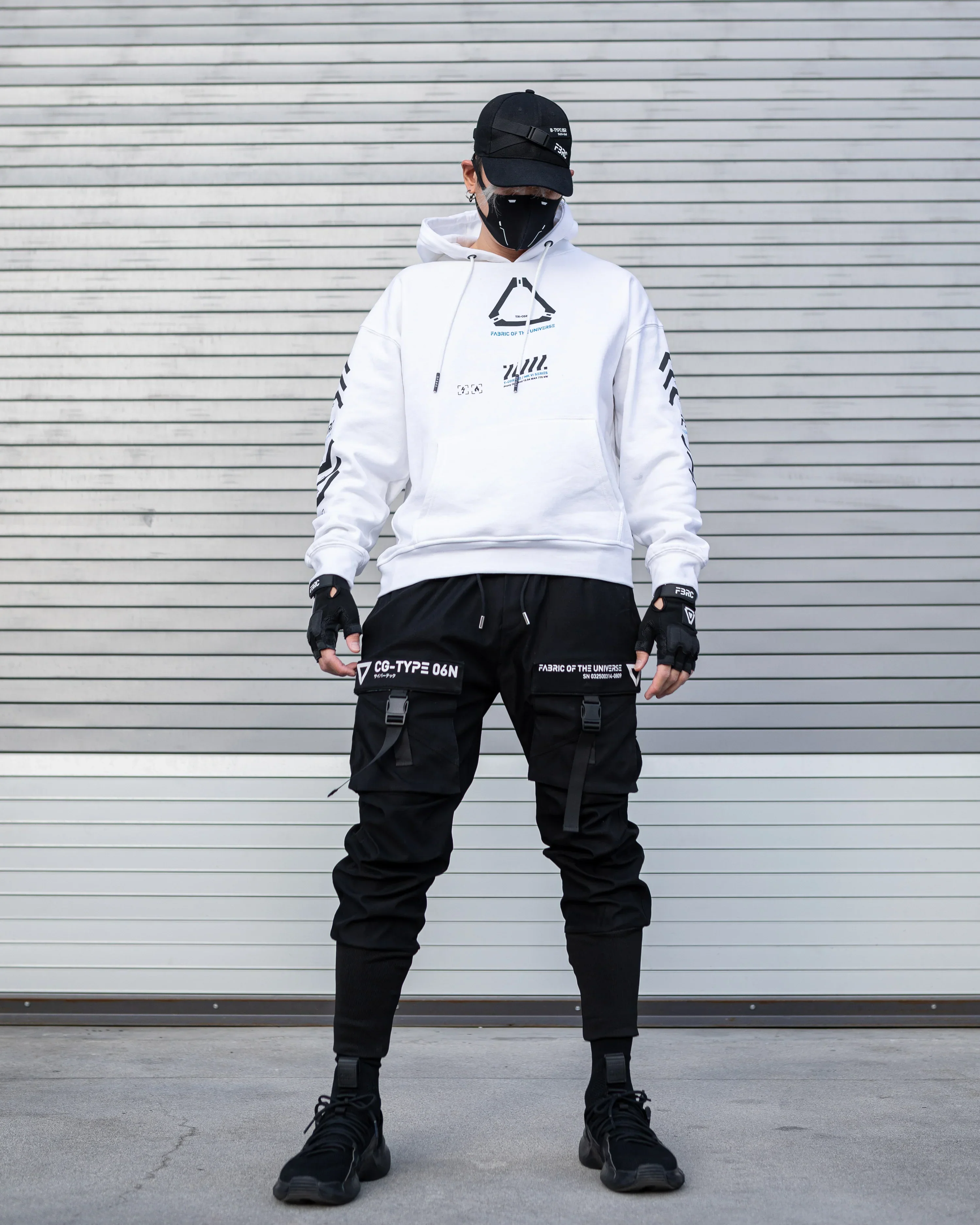 T-CORE 2B White Hoodie - Image 3