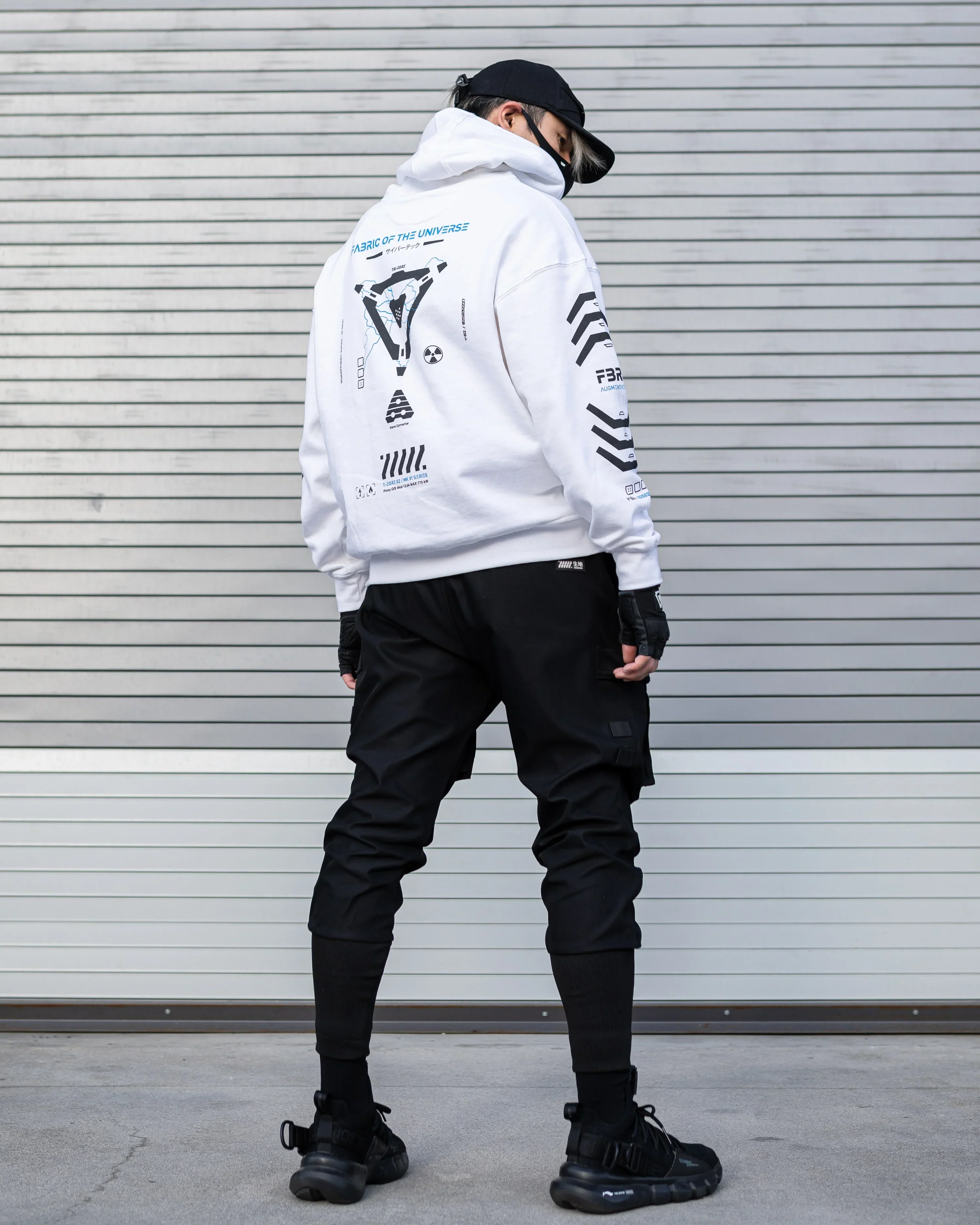 T-CORE 2B White Hoodie - Image 5