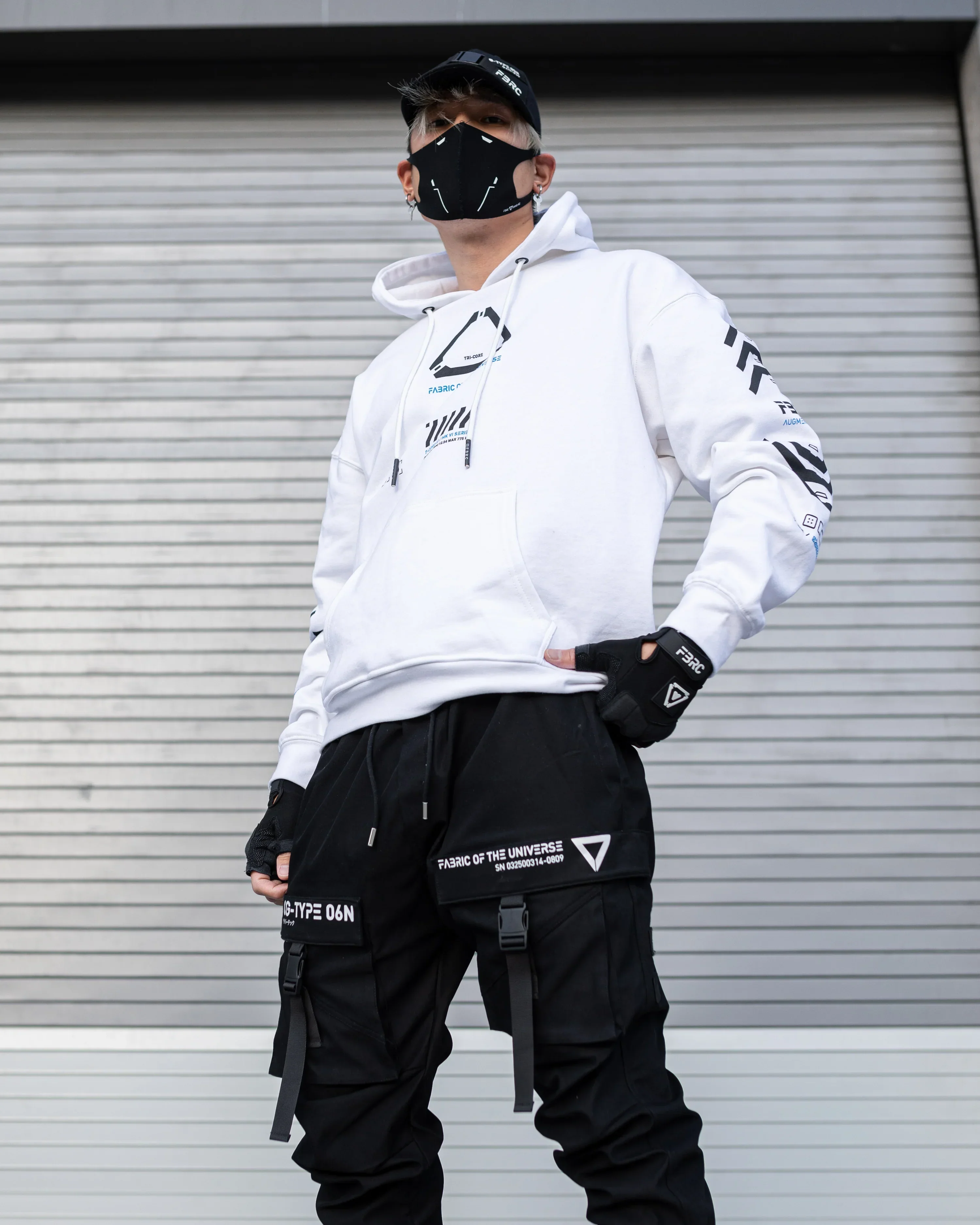 T-CORE 2B White Hoodie - Image 6