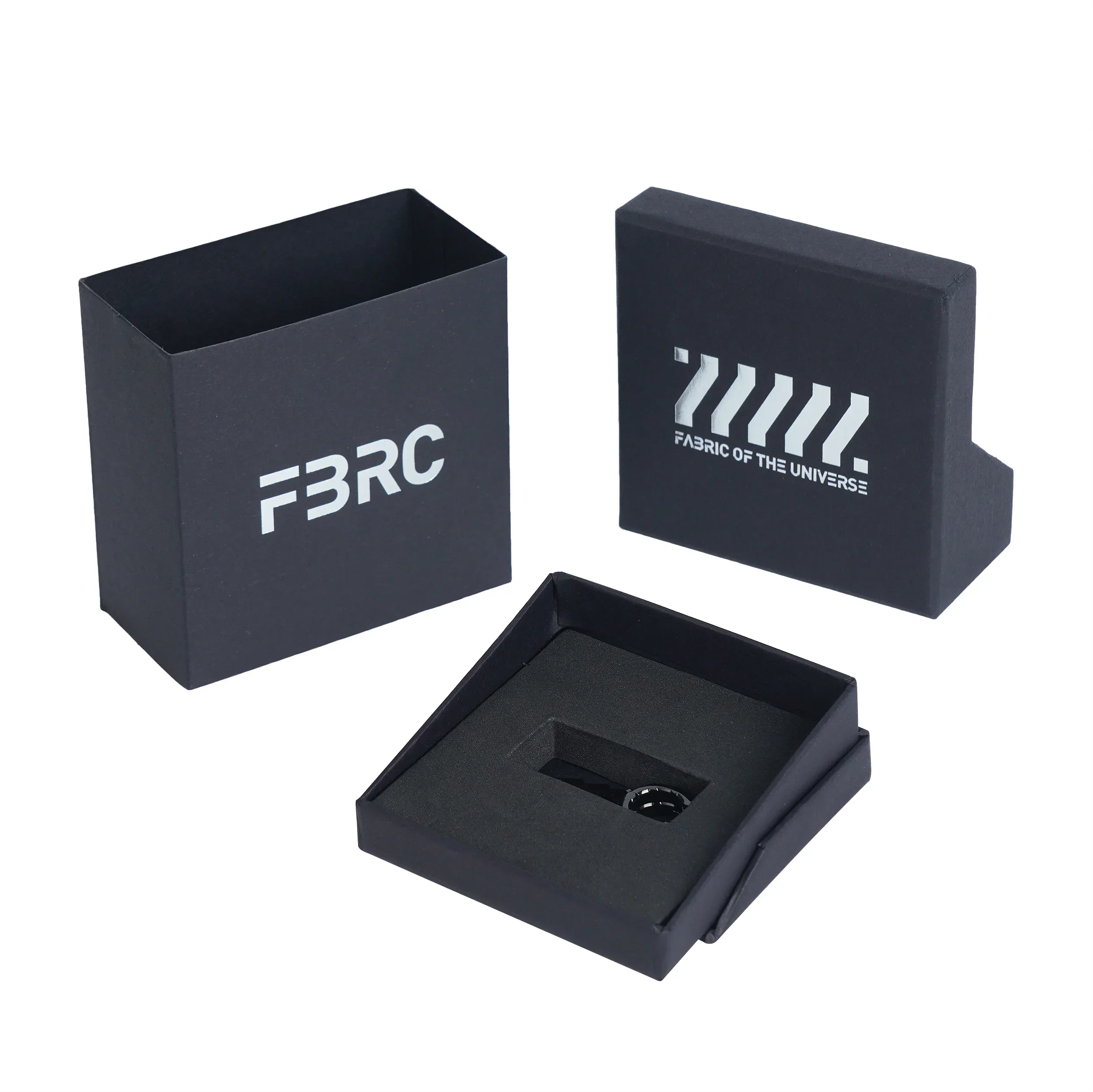 TRS-58 Black Steel Earrings - Image 3
