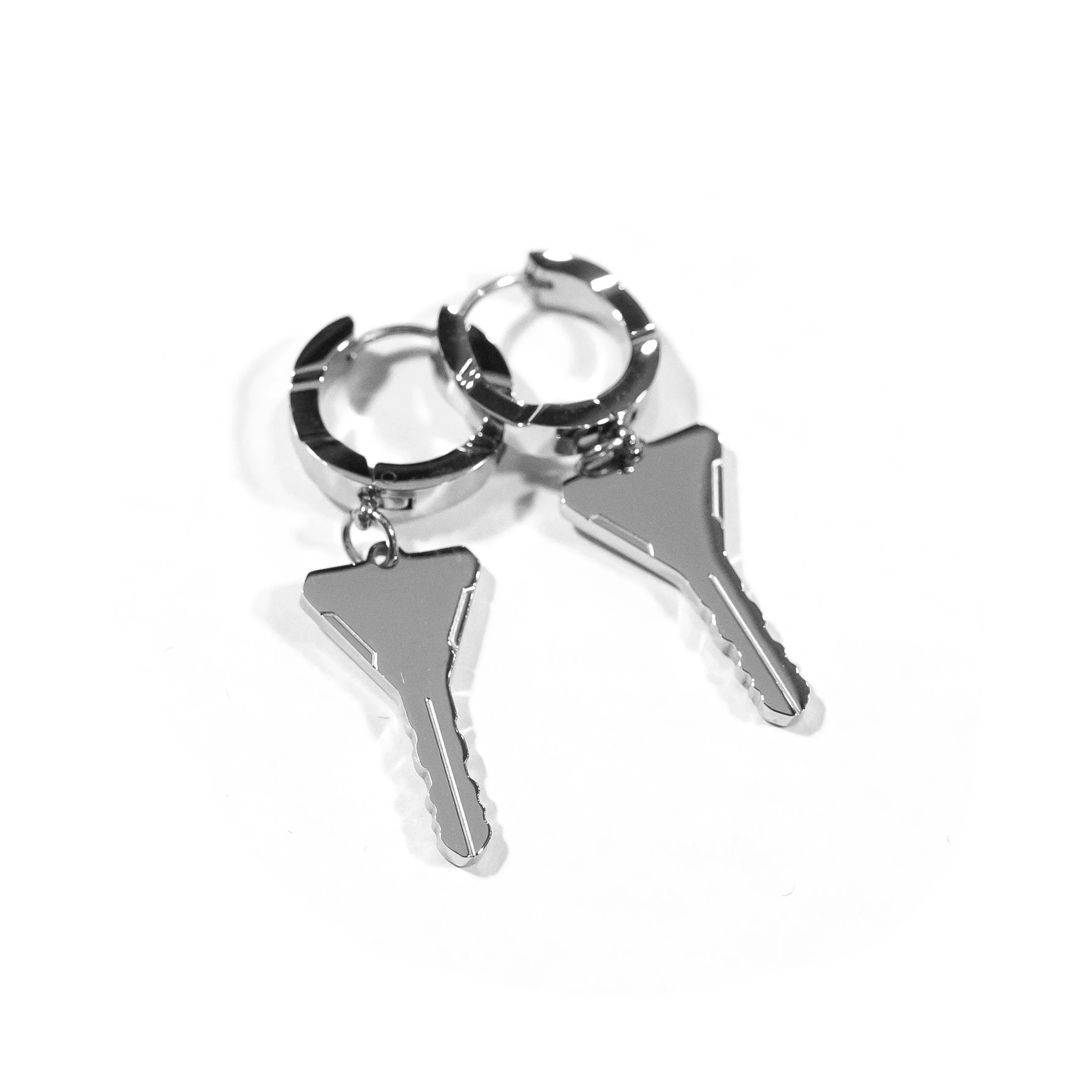 FBRC Key Stainless Steel Earrings - Image 3
