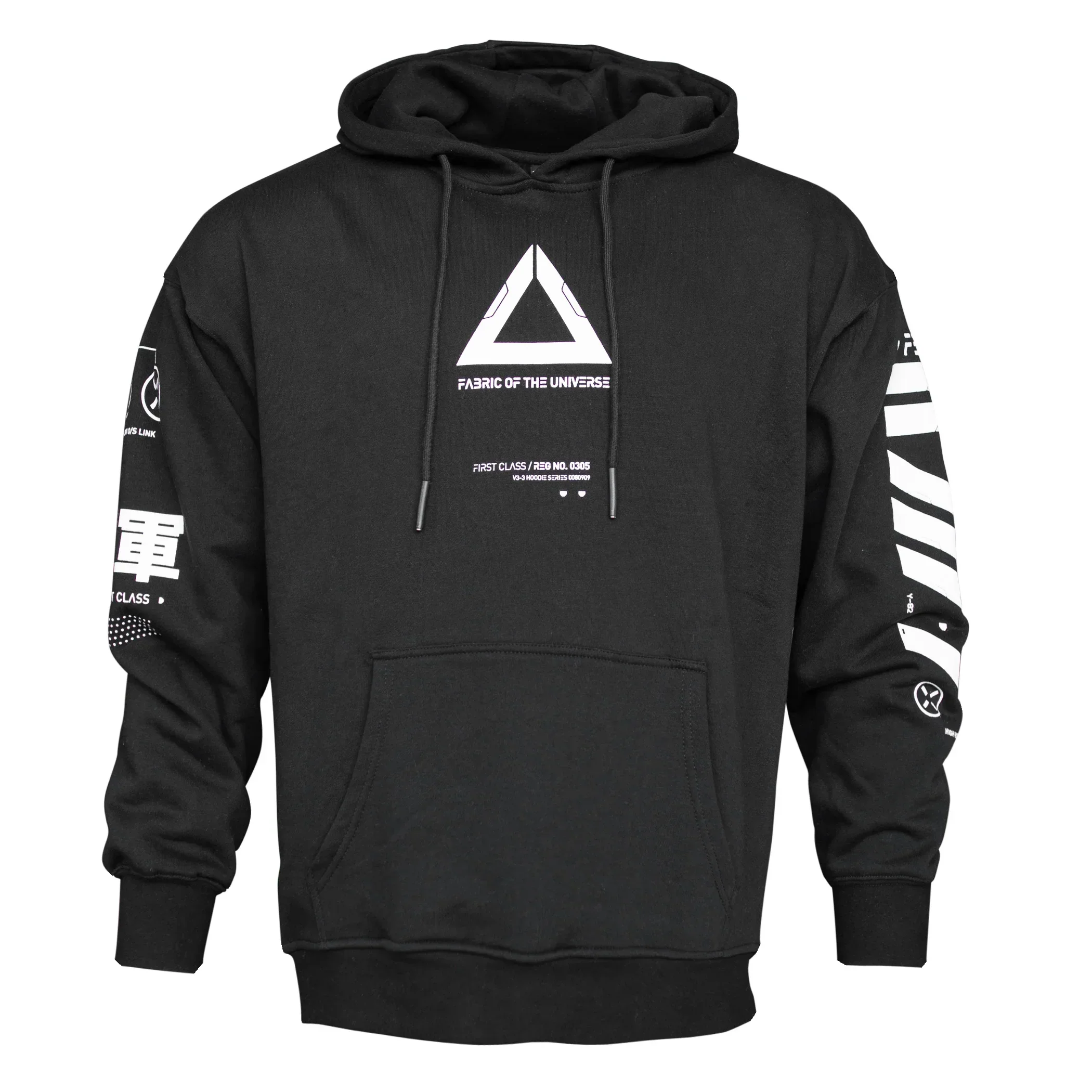 V3-3 Black Hoodie - Image 2