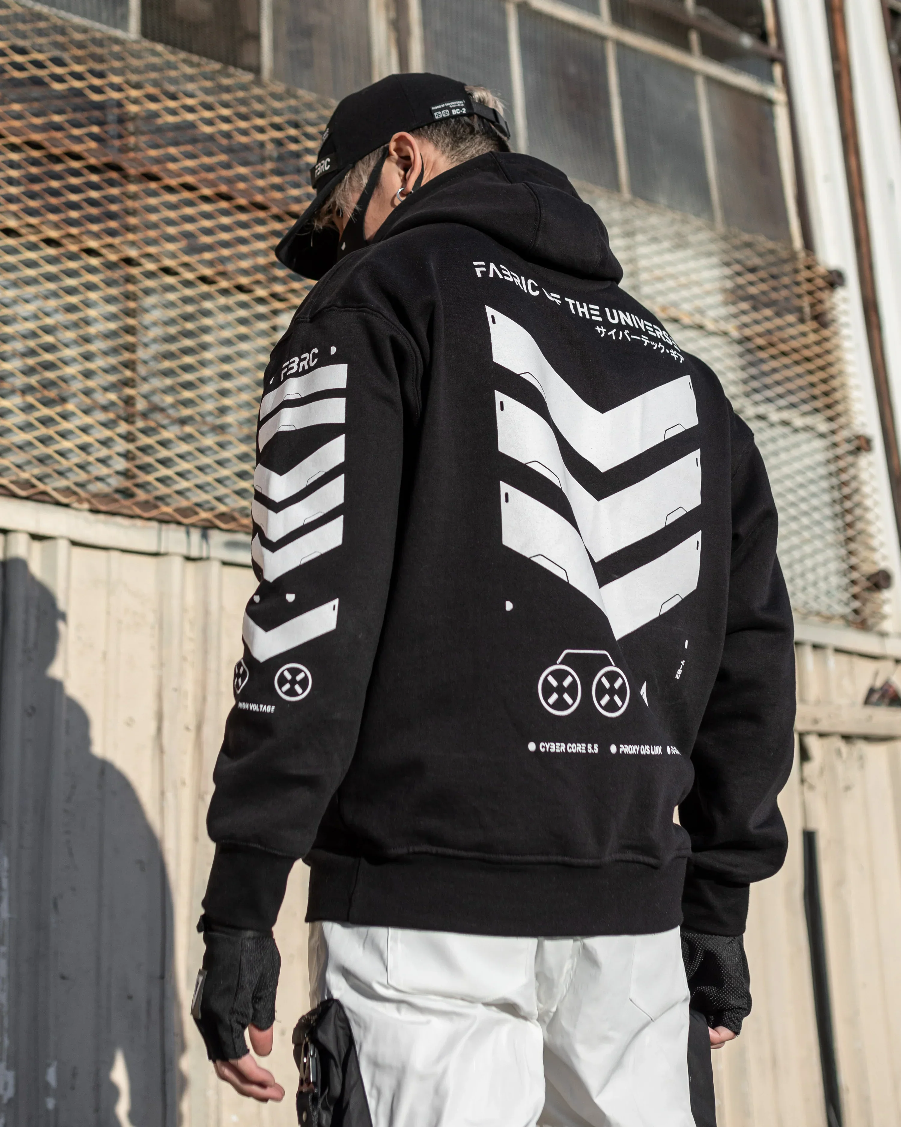 V3-3 Black Hoodie - Image 3