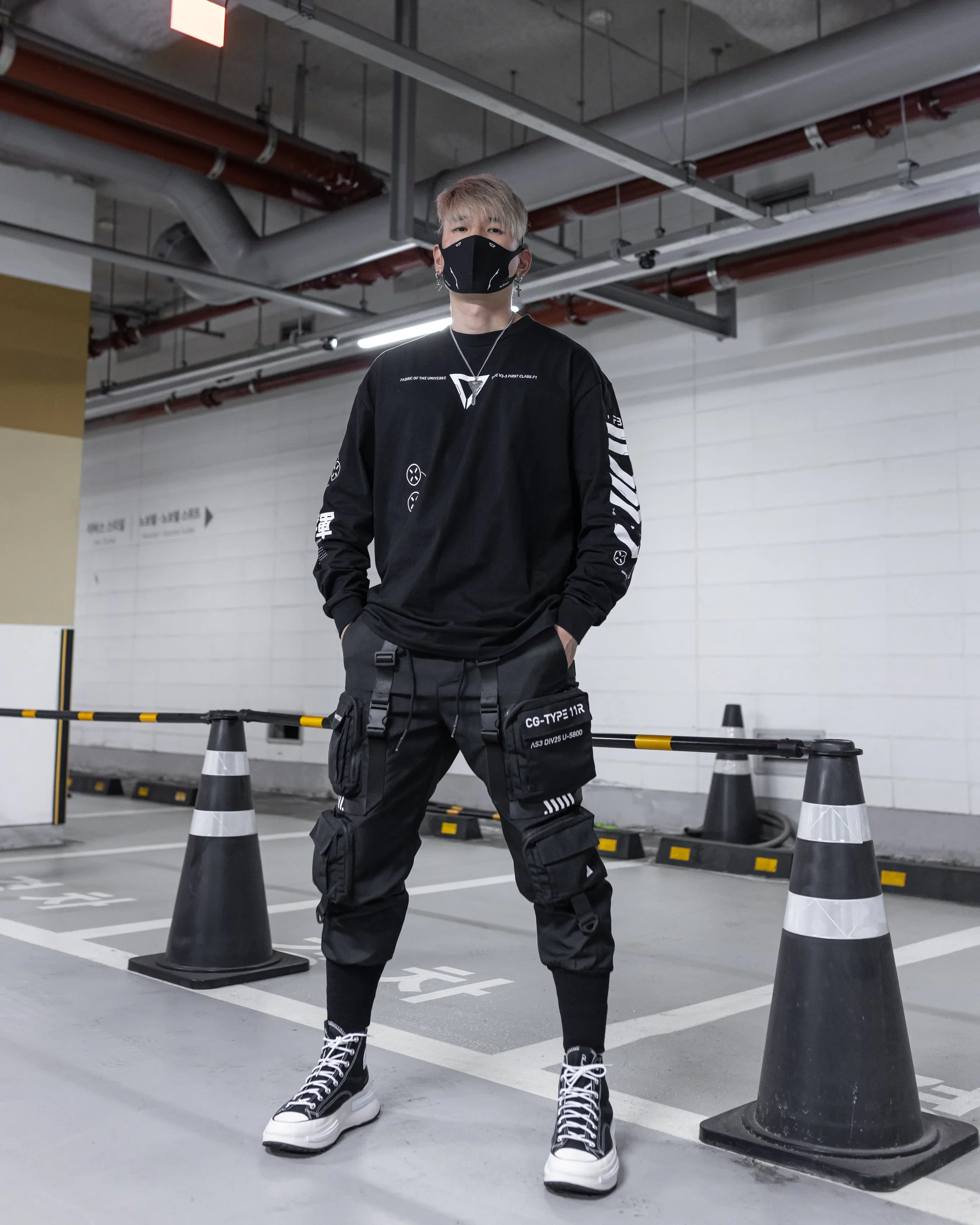 V3-3 Black Long Sleeve T - Image 5