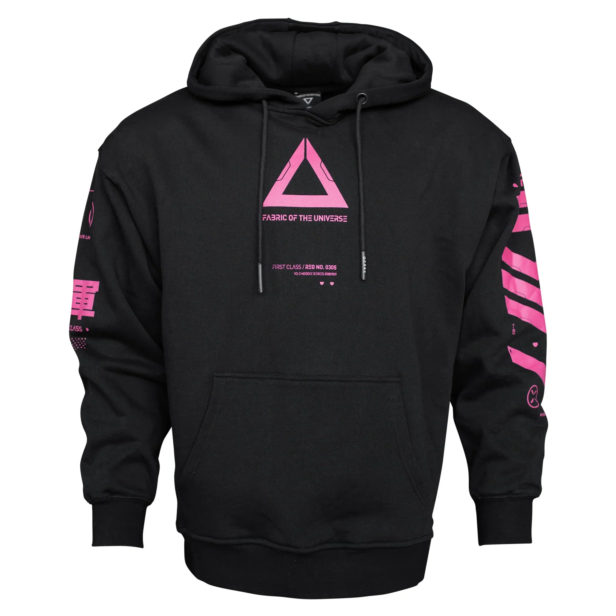 V3-3 Black Pink Hoodie - Image 2