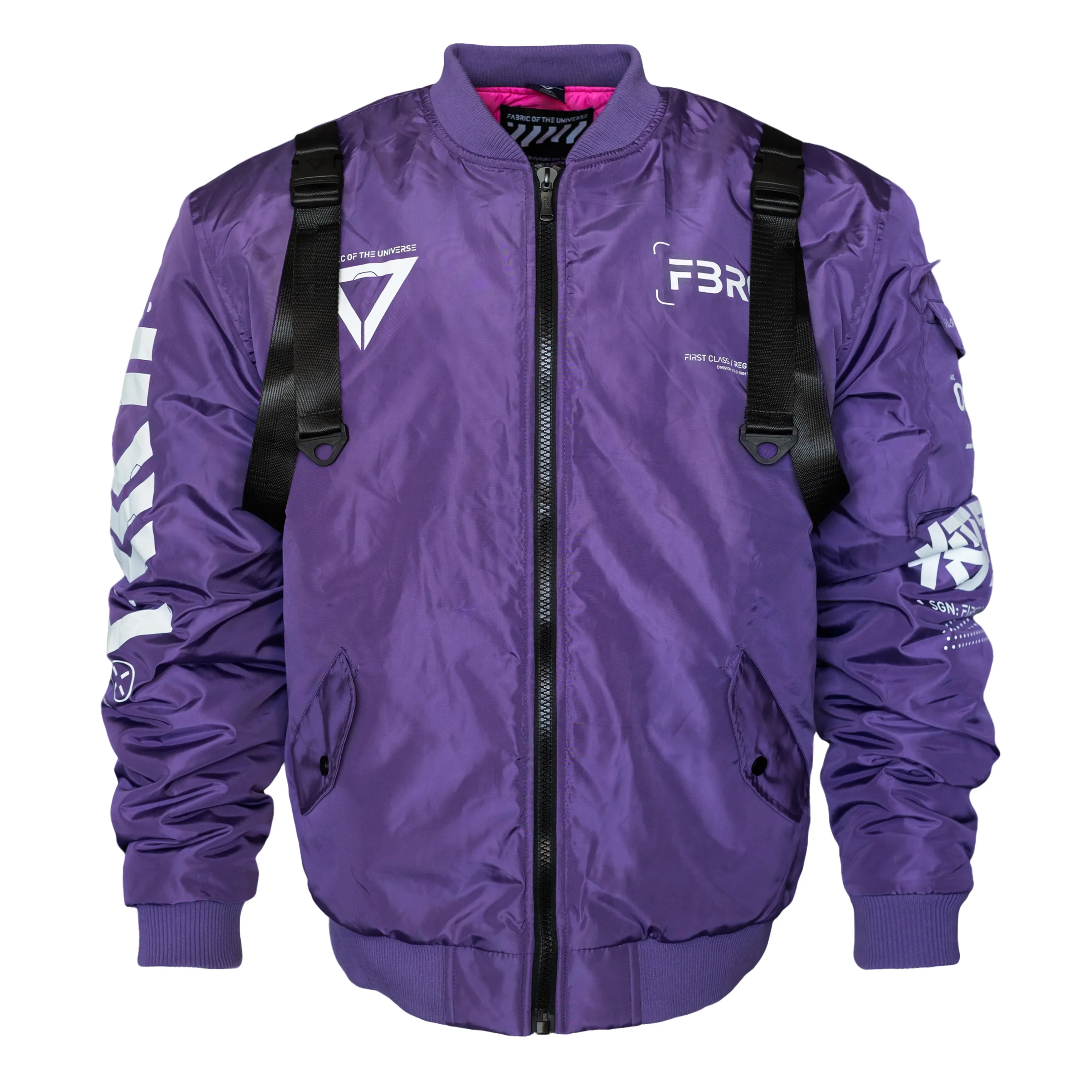 V3-3 Purple Bomber Jacket - Image 2
